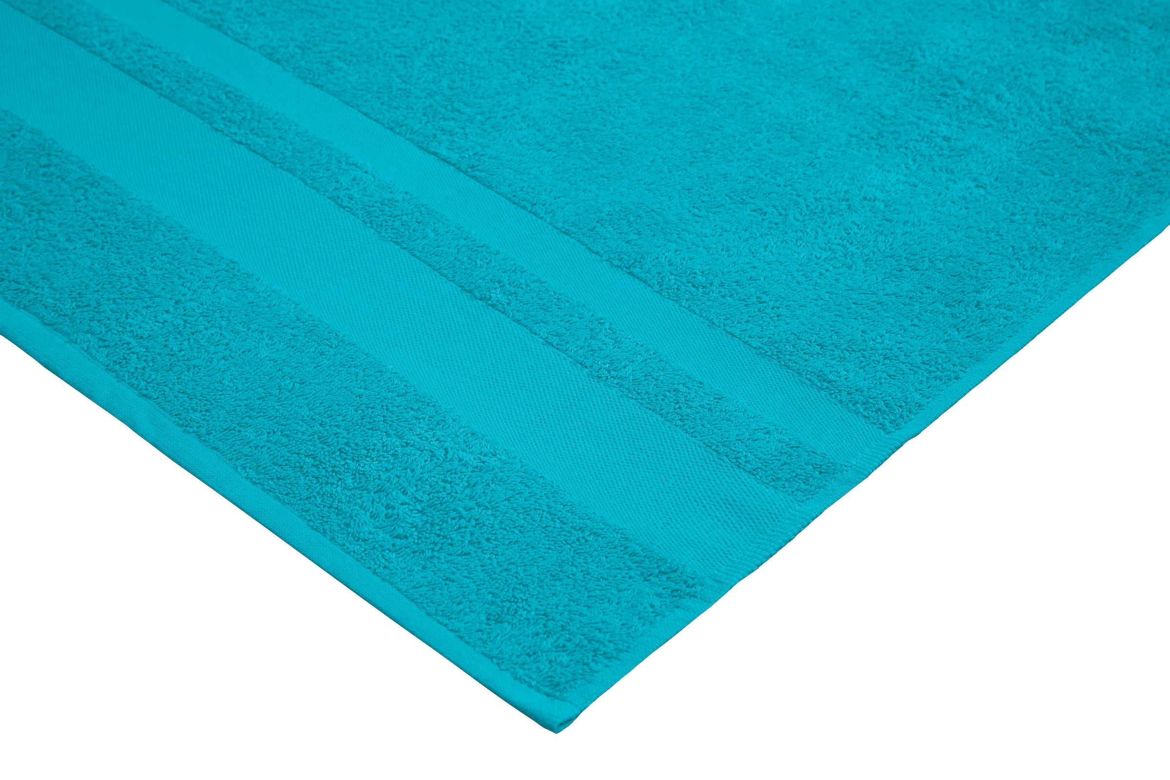 OTTO home Duschtücher »Vanessa, 4 Duschtücher, 70x140cm, in Standard- und Premium-Qualität« Handtücher mit Bordüre, 100% Baumwolle, einfarbig, weich