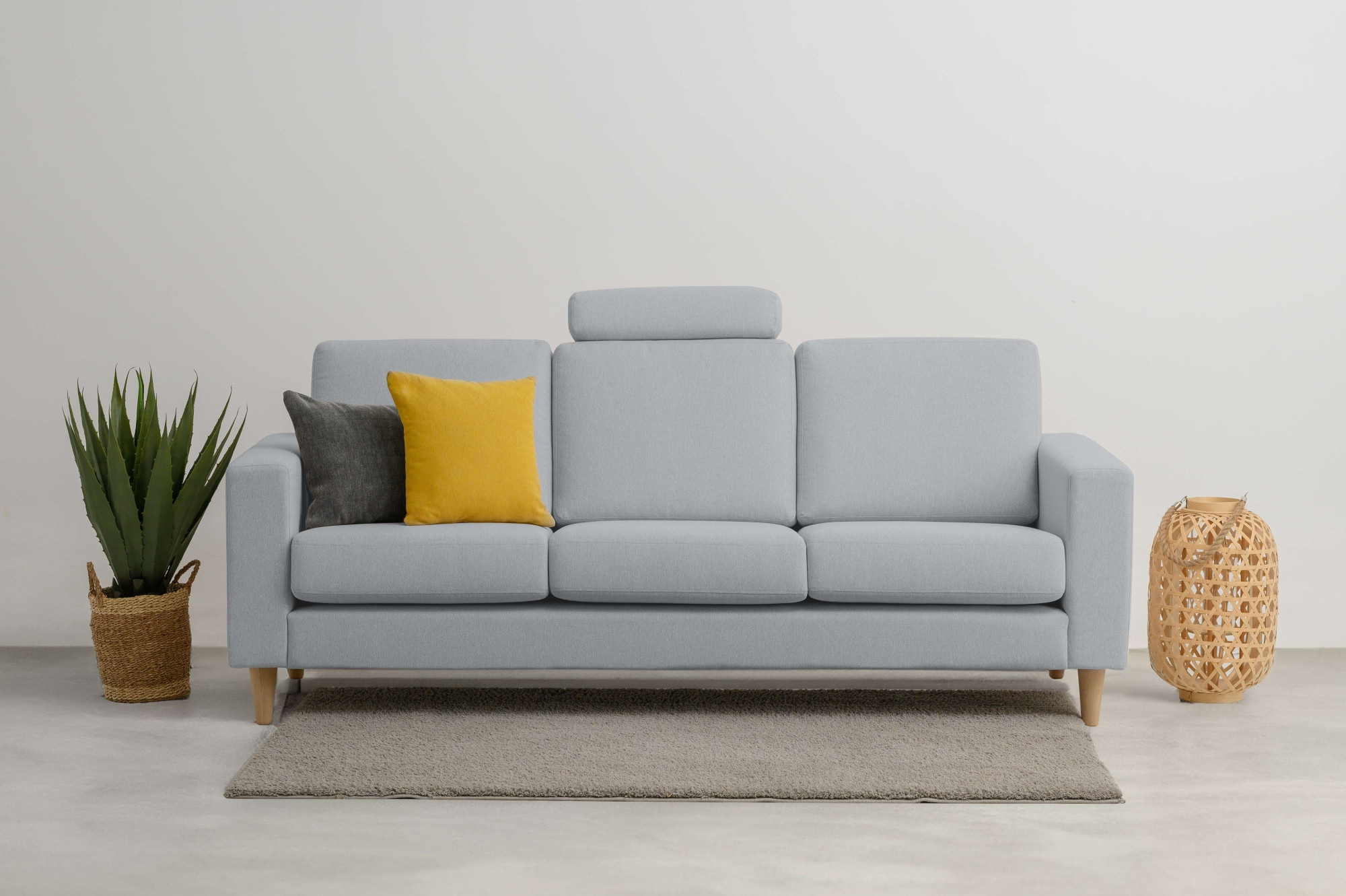 OTTO home 3-Sitzer "Tvinno" im skandinavischen Stil, mit Massivholzfüßen, B günstig online kaufen