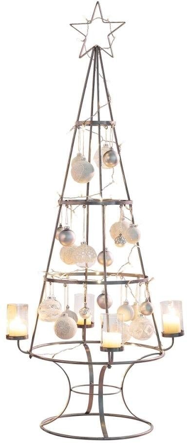 »Weihnachtsbaum, kaufen BAUR Teelichthalter Metall/Glas Weihnachtsdeko«, | Schneider