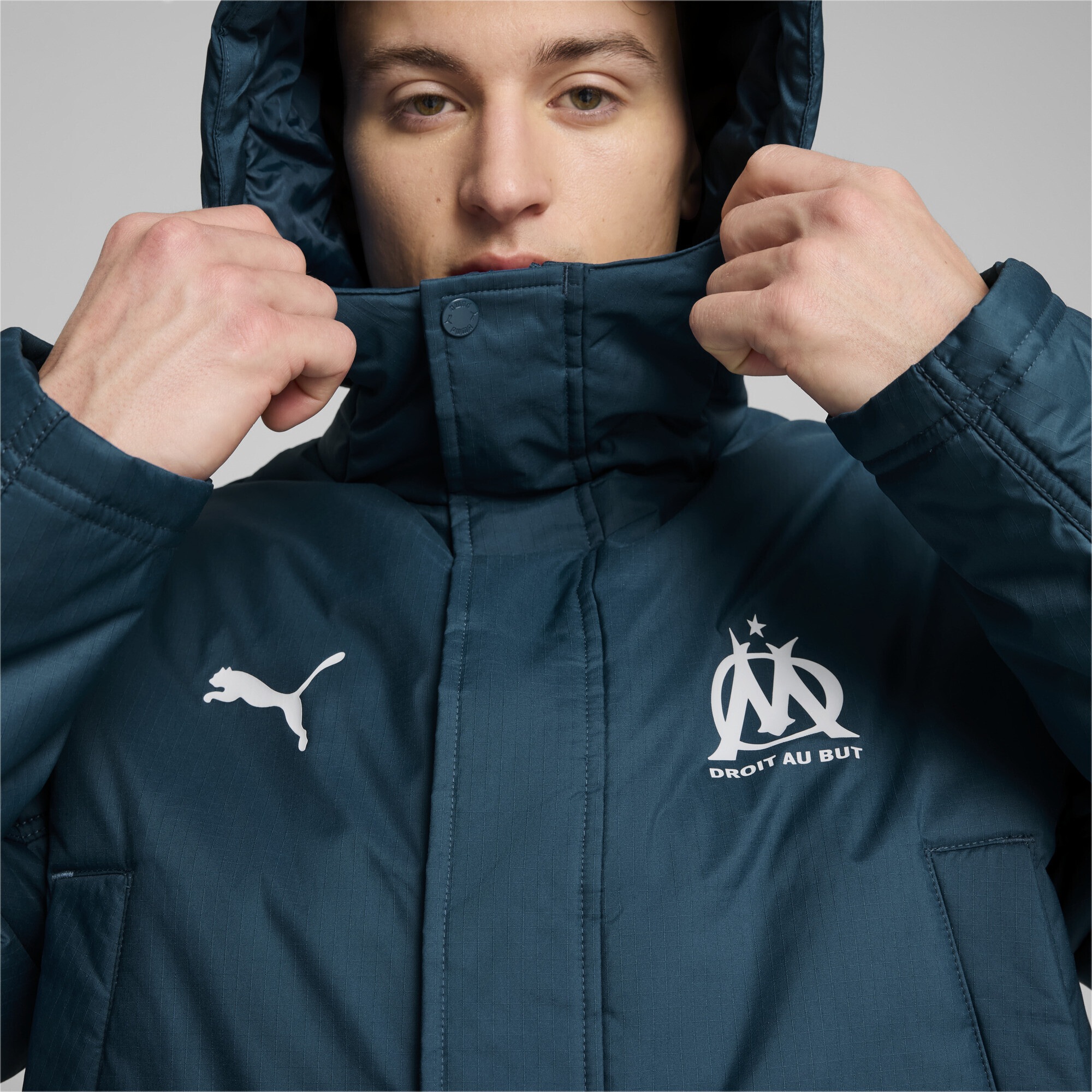 PUMA Winterjacke »Olympique de Marseille Winterjacke Herren«