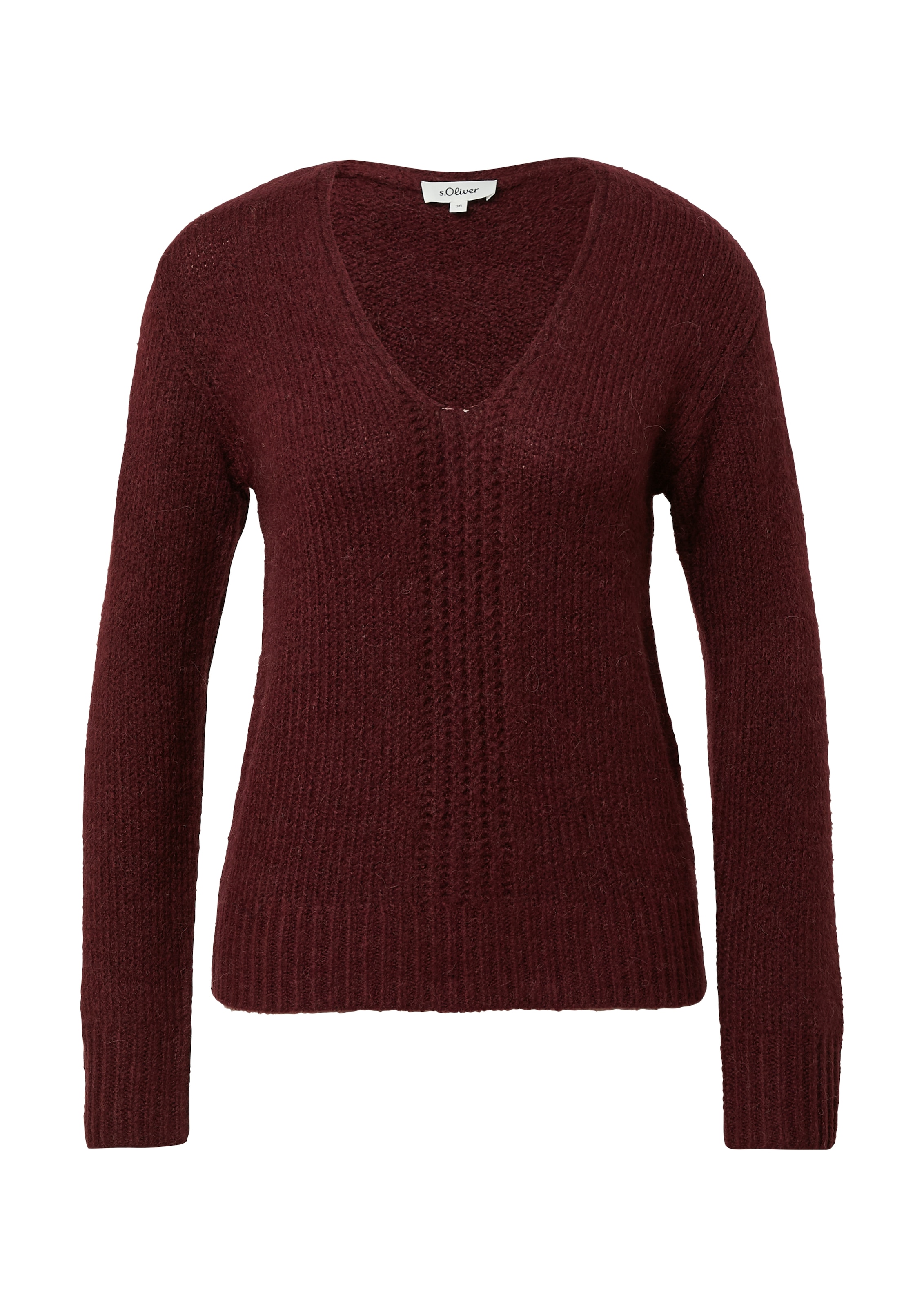 s.Oliver Strickpullover, mit V-Ausschnitt