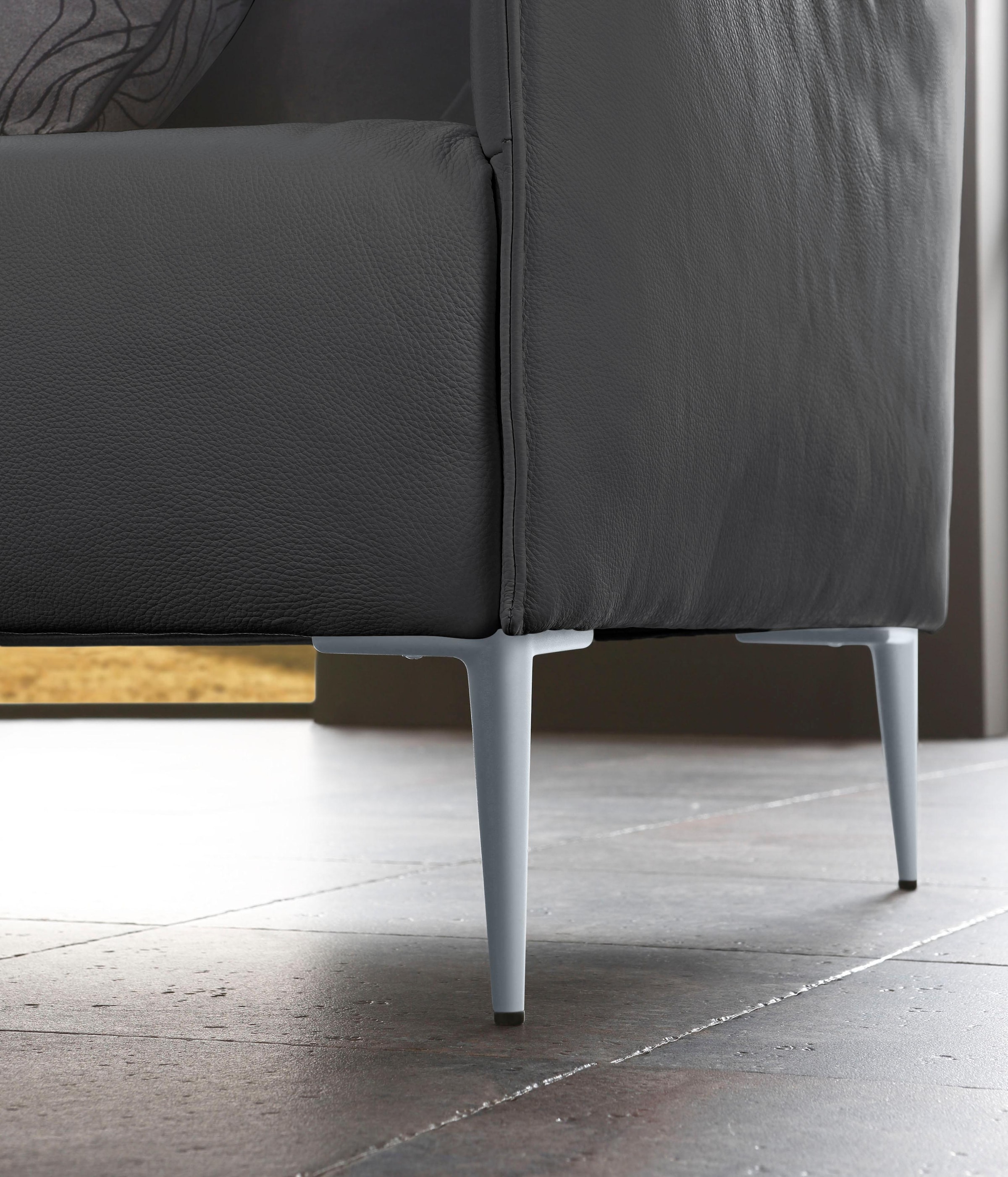 W.SCHILLIG 2-Sitzer »sally«, mit Metallfüßen in Silber matt, Breite 154 cm