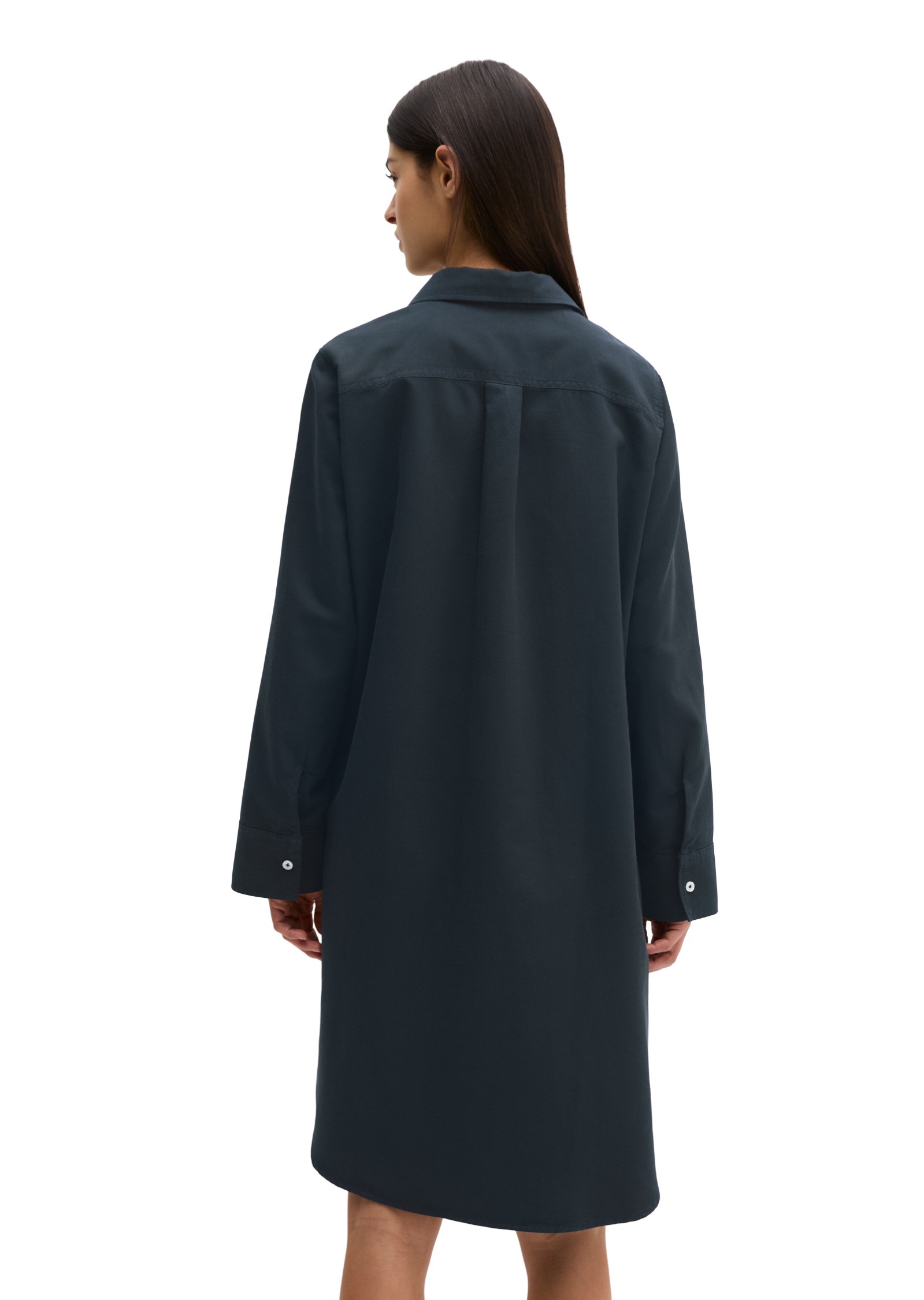 Marc O'Polo Hemdblusenkleid »aus Organic-Cotton-Lyocell-Leinen-Mix«