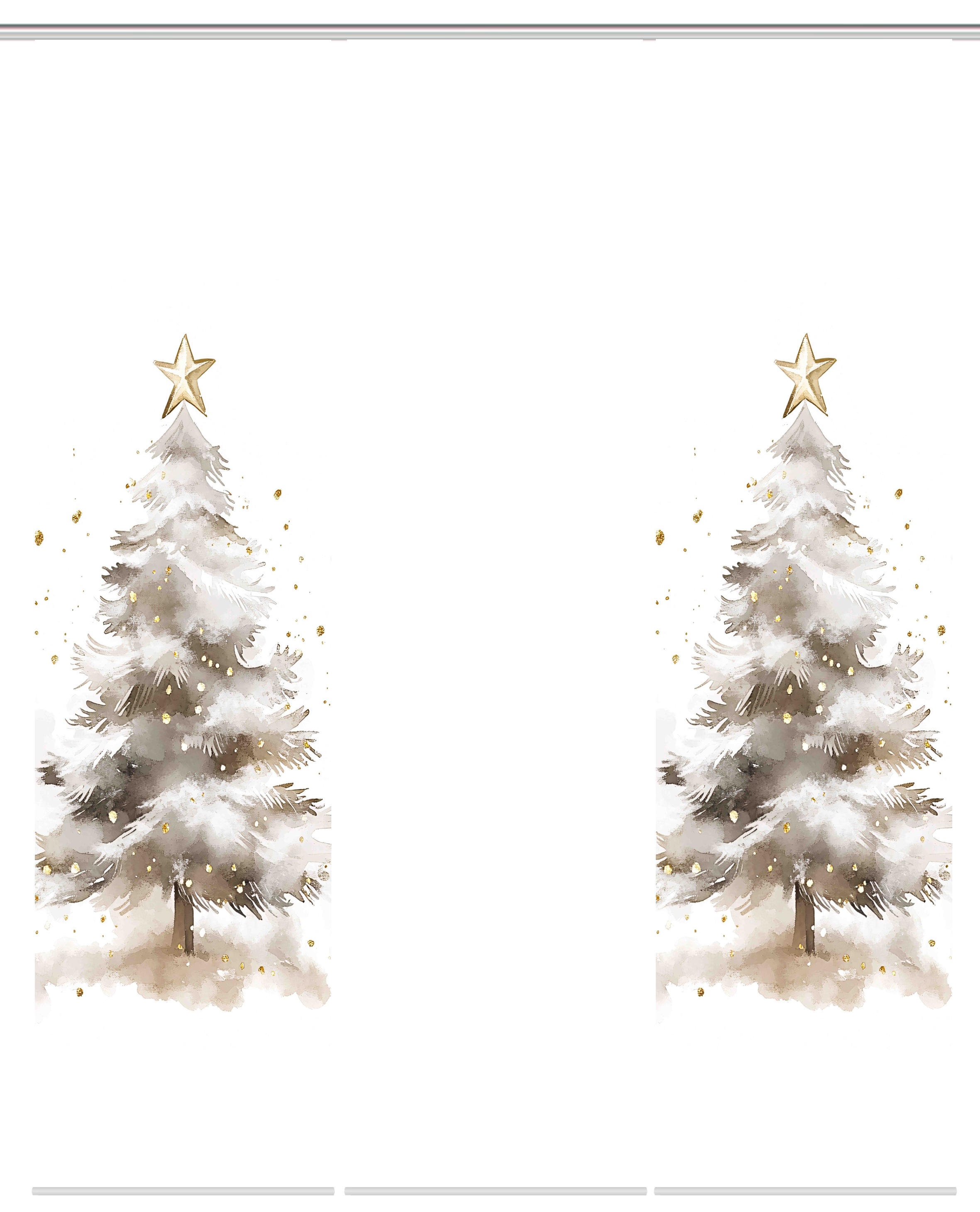 HOME WOHNIDEEN Schiebegardine "CHRISTMAS TREE" Paneelwagen 3 Stk. tlg. SET, günstig online kaufen