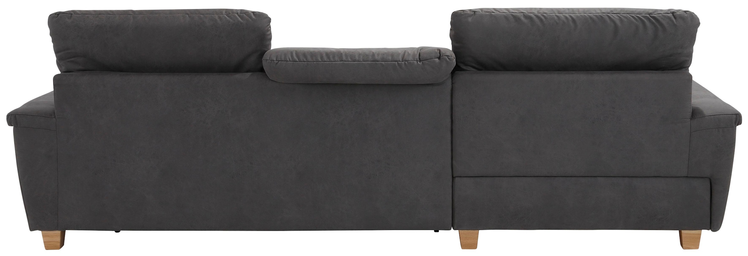 Home affaire Ecksofa »Lyla L-Form«, mit Recamiere, wahlweise mit Rückenfunktion und zusätzlich mit Bett