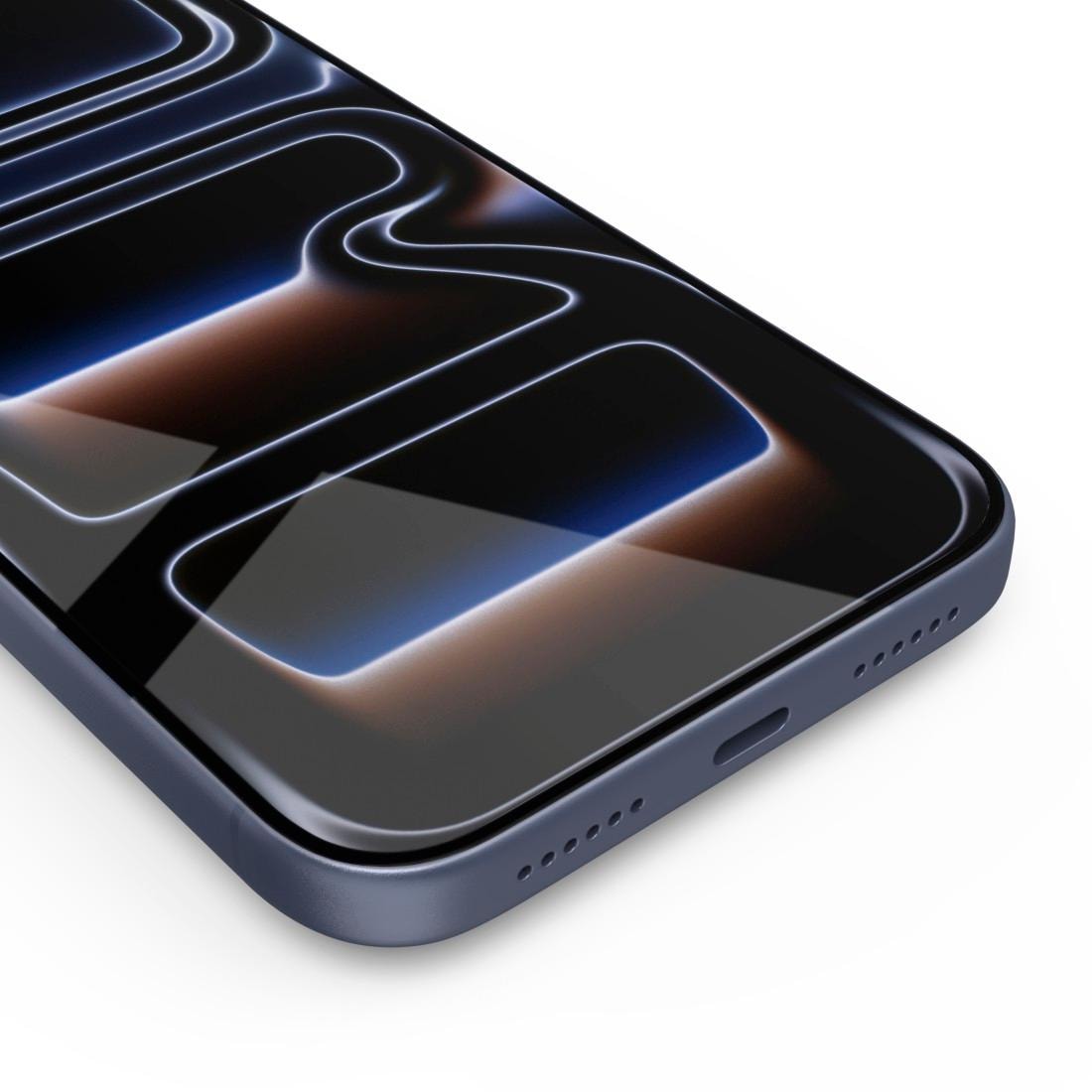 Hama Displayschutzglas »Displayschutz für iPhone 17 Pro Max (Panzerglas, ultraklar)« mit Montagehilfe