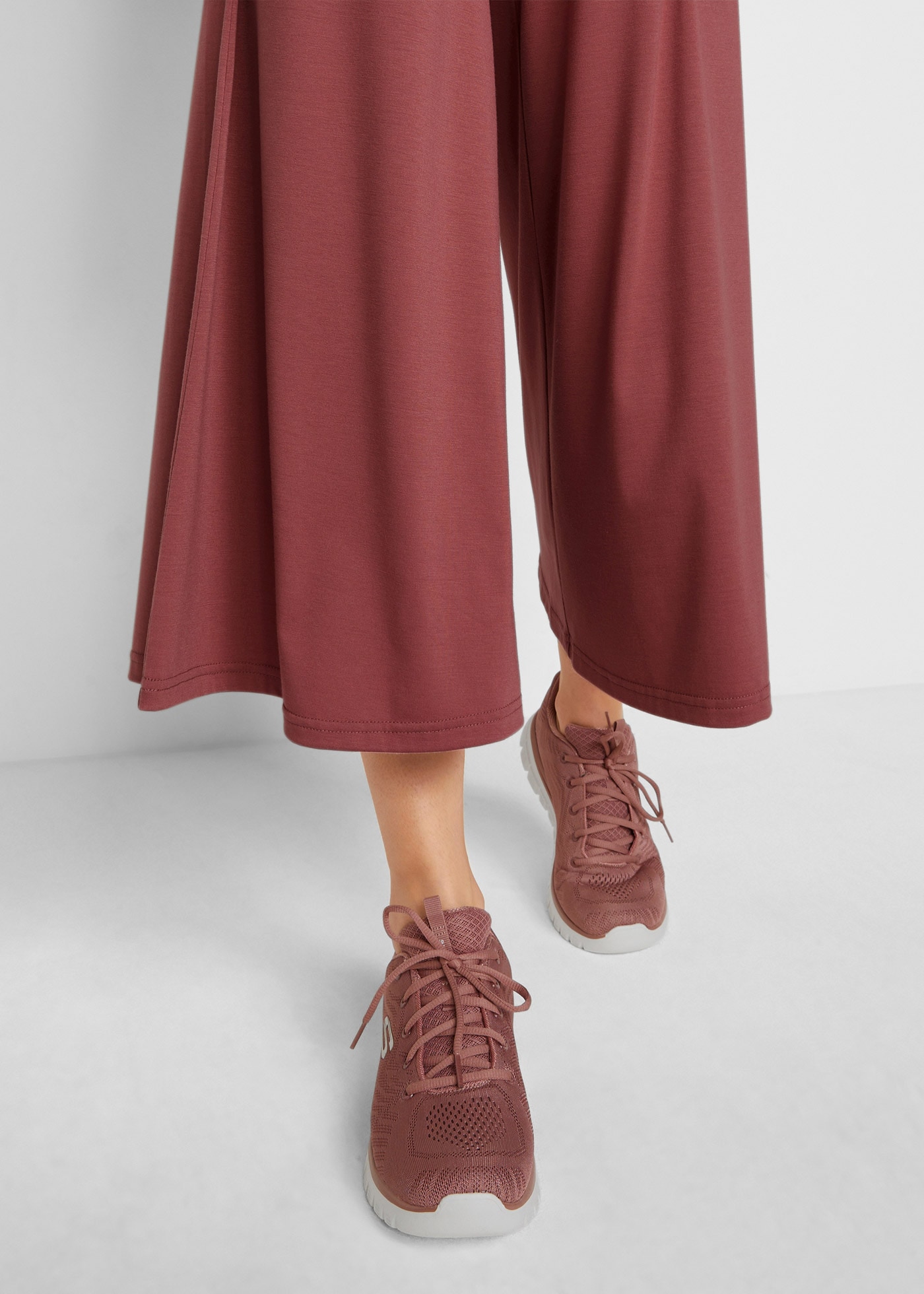 bonprix Culotte  Loungewear Culotte mit weitem Bein