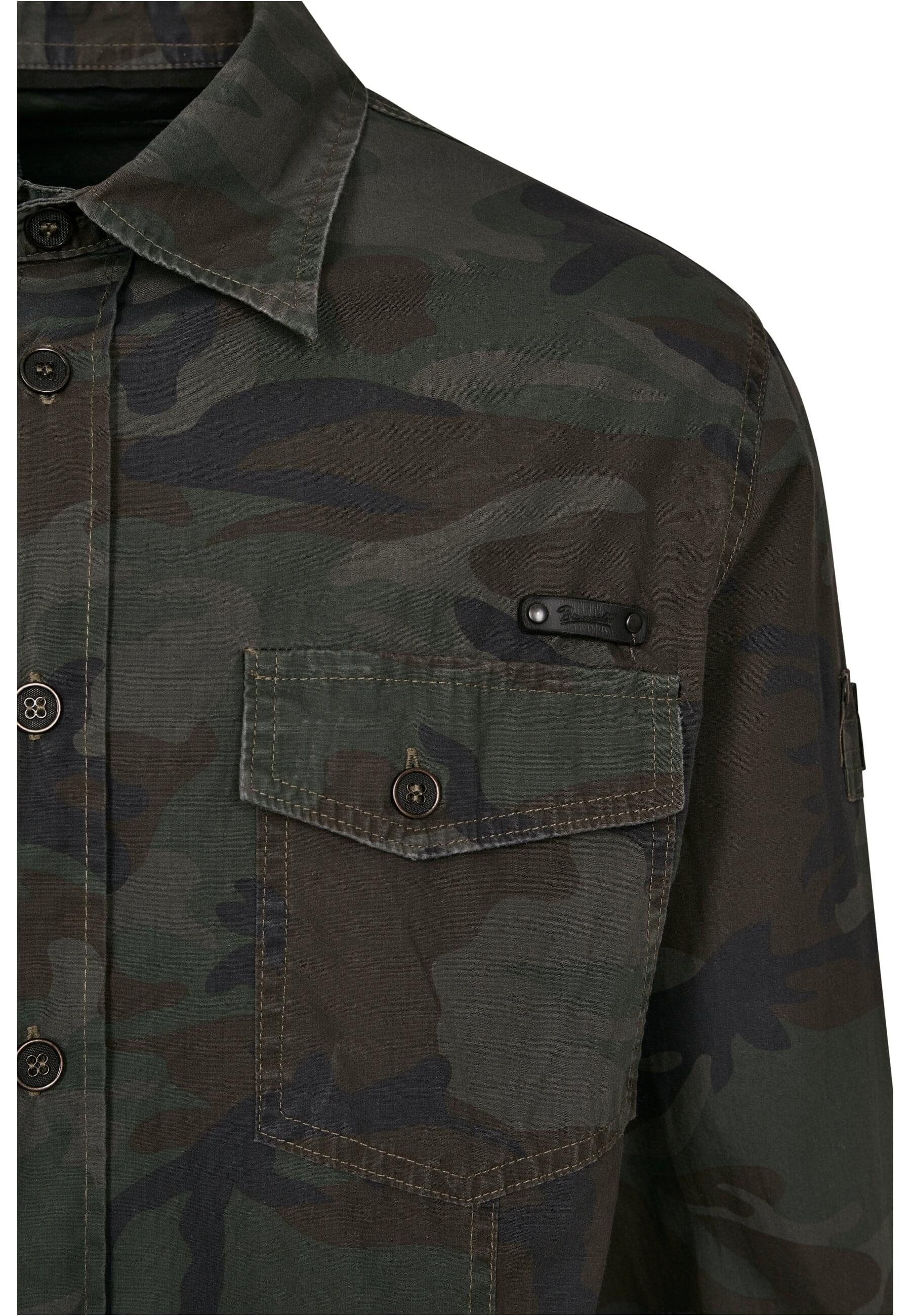 Brandit Langarmhemd »Brandit Herren Slim Worker Shirt«, (1 tlg.)