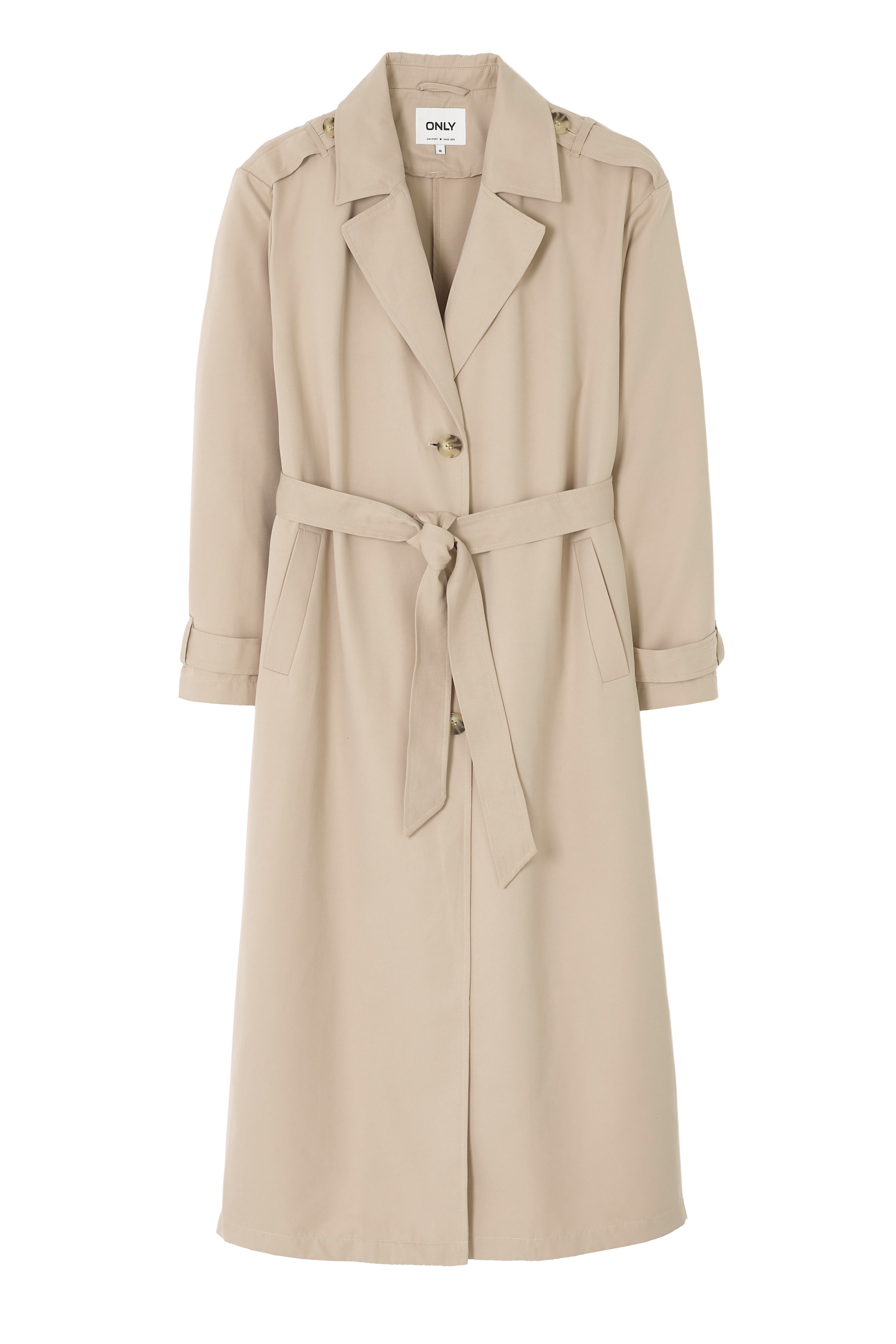 ONLY Trenchcoat "ONLLINE X-LONG TRENCHCOAT OTW NOOS", mit Bindegürtel an de günstig online kaufen