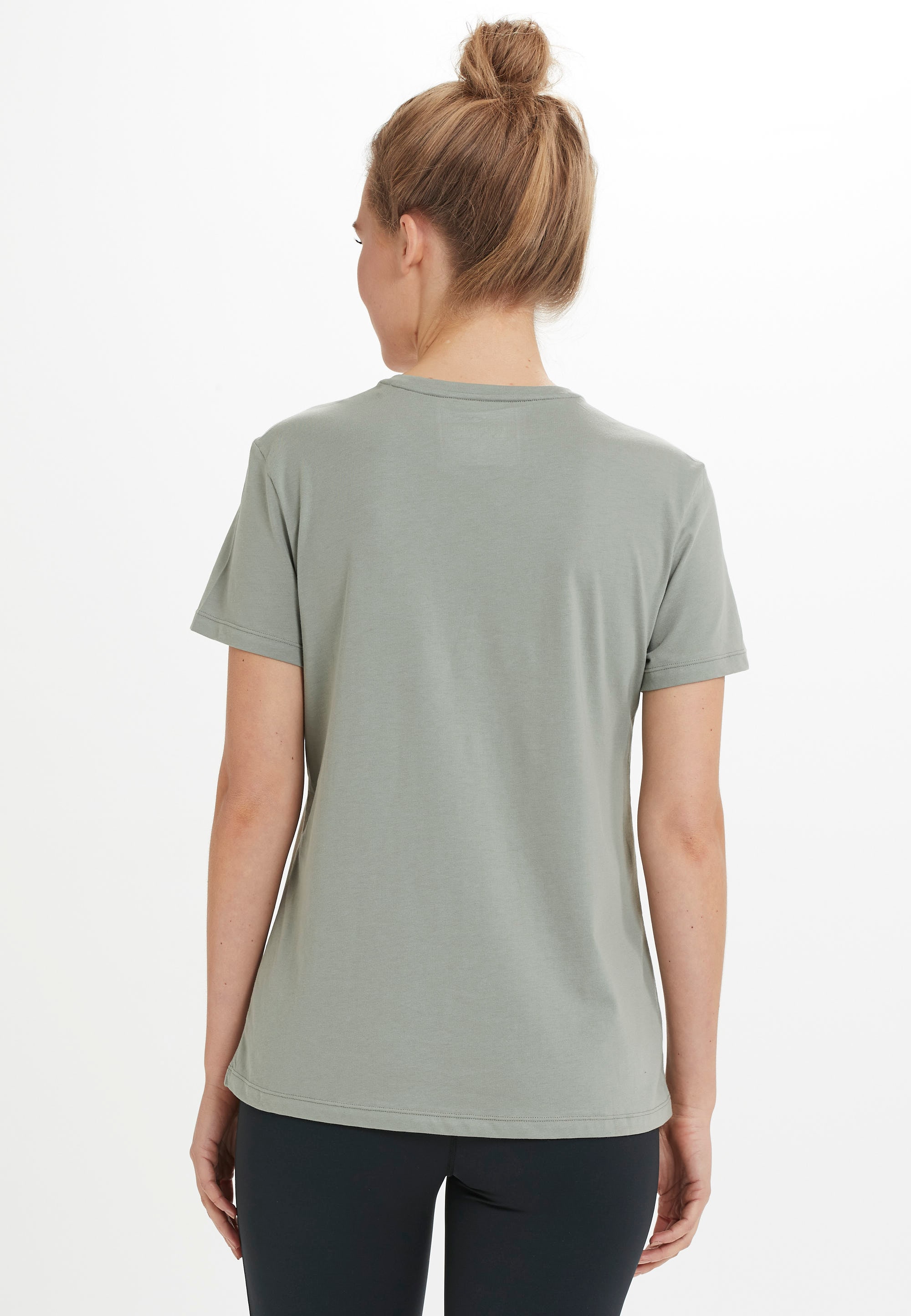 ATHLECIA Funktionsshirt »KATTY W Slub Tee«, (1 tlg.), aus Baumwolle und Recycling-Polyester