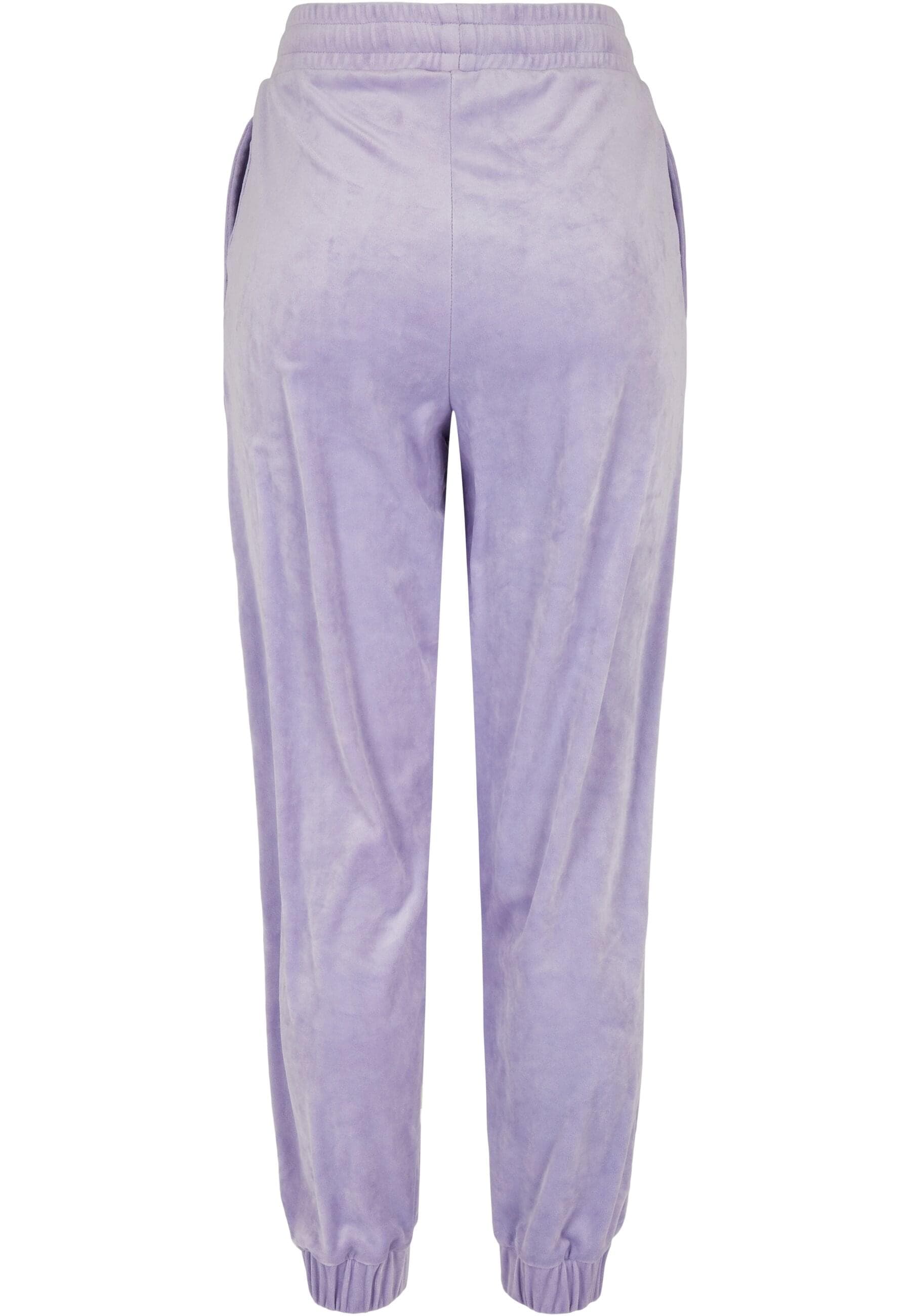 URBAN CLASSICS Jogginghose »Urban Classics Damen Ladies High Waist Ballon Velvet Sweat Pants«, (1 tlg.)