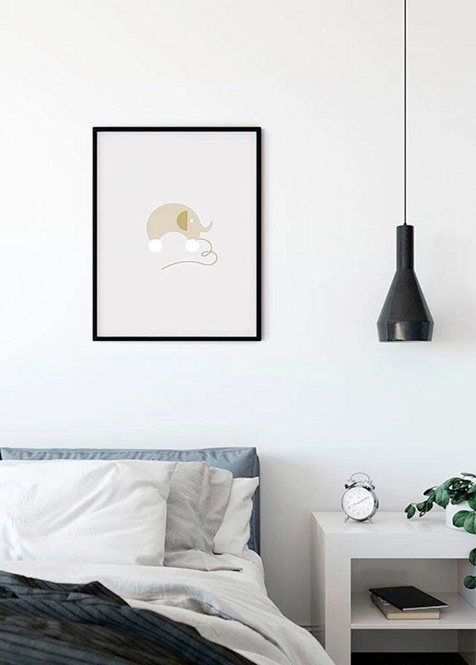 Komar Bild »Baby Happy«, Figuren, (1 St.), Wandbild zur Dekoration - ohne Rahmen