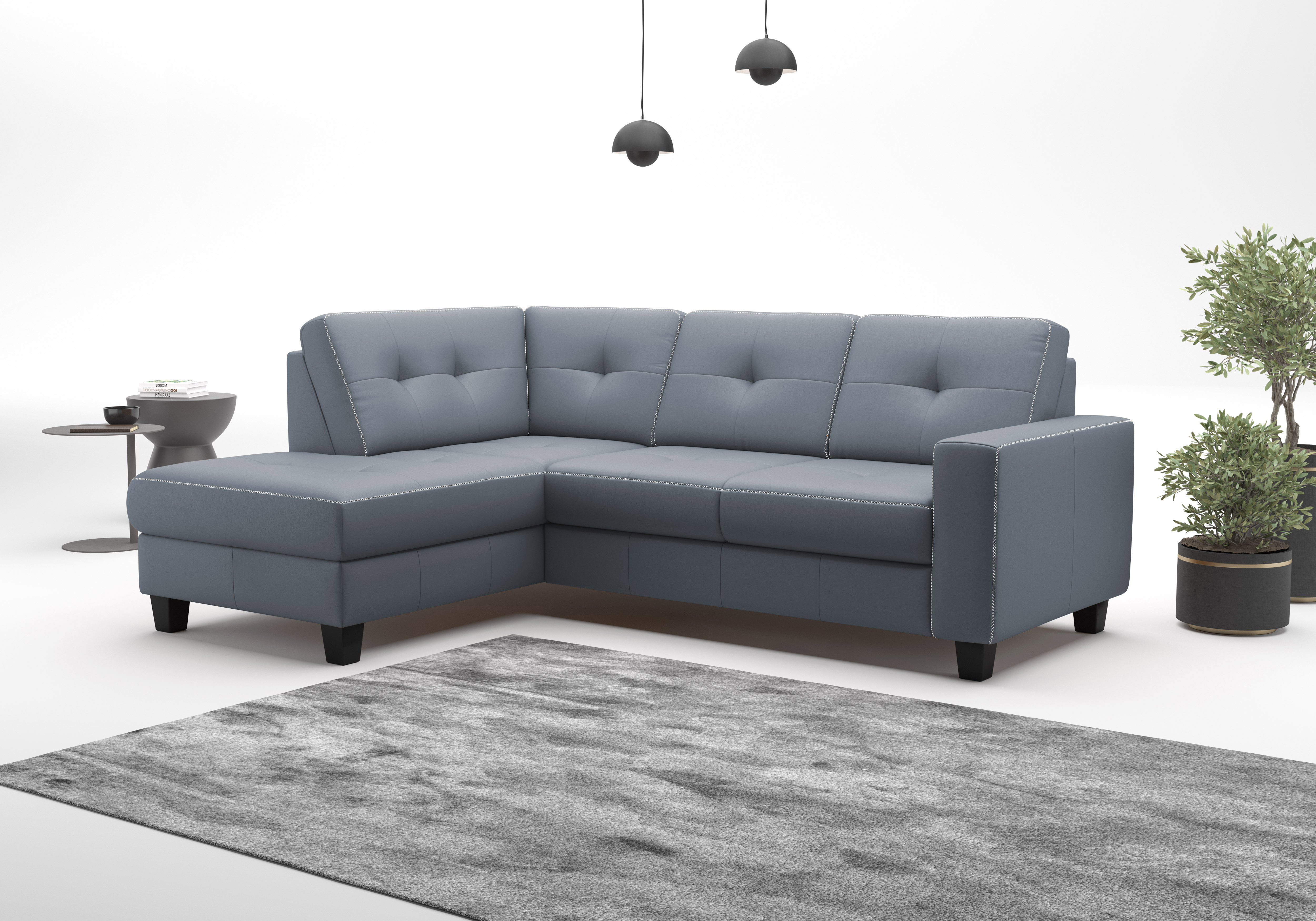 OTTO home Ecksofa "Varese" wahlweise mit Schlaffunktion und Bettkasten