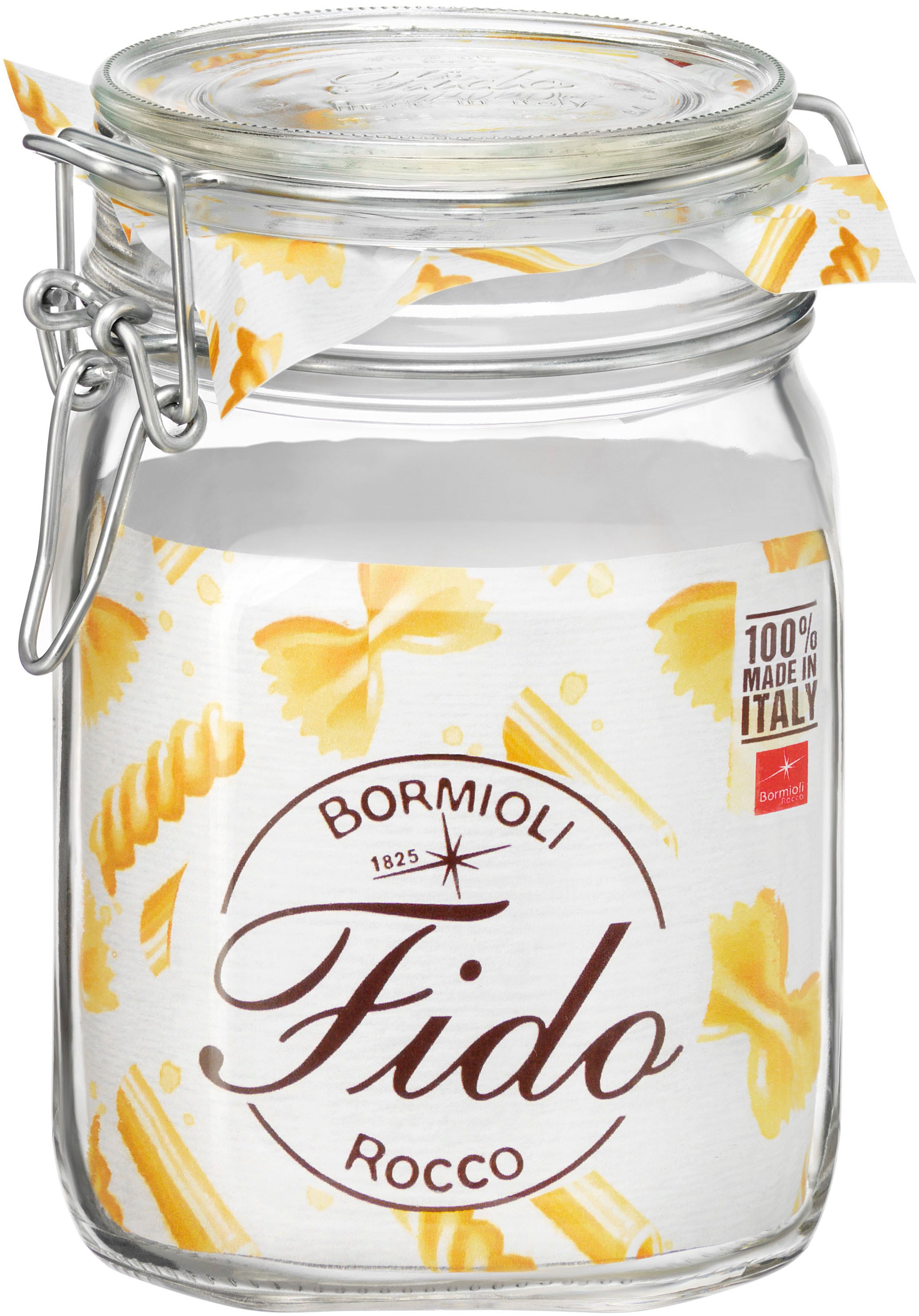 Bormioli Rocco Vorratsglas "Fido" luftdicht verschließbar, mit Bügelverschluß