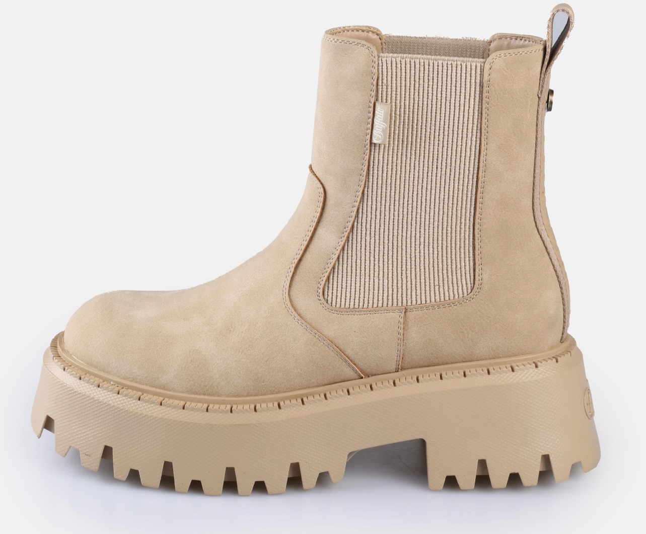 Buffalo Chelseaboots »Aspen Chelsea«  Plateauboots, Schlupfboots, Stiefelette mit Stretch und Profilsohle