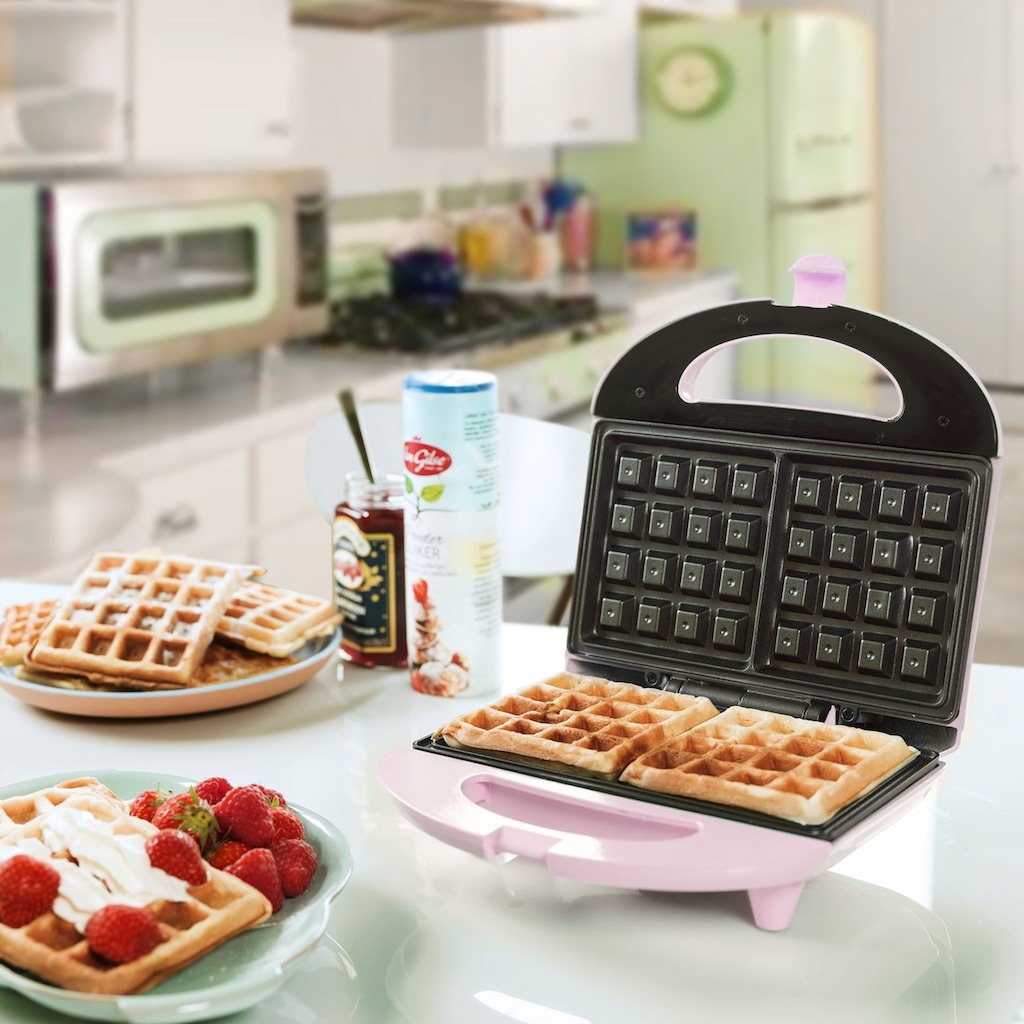 bestron Waffeleisen »ASW401P Sweet Dreams«, 700 W