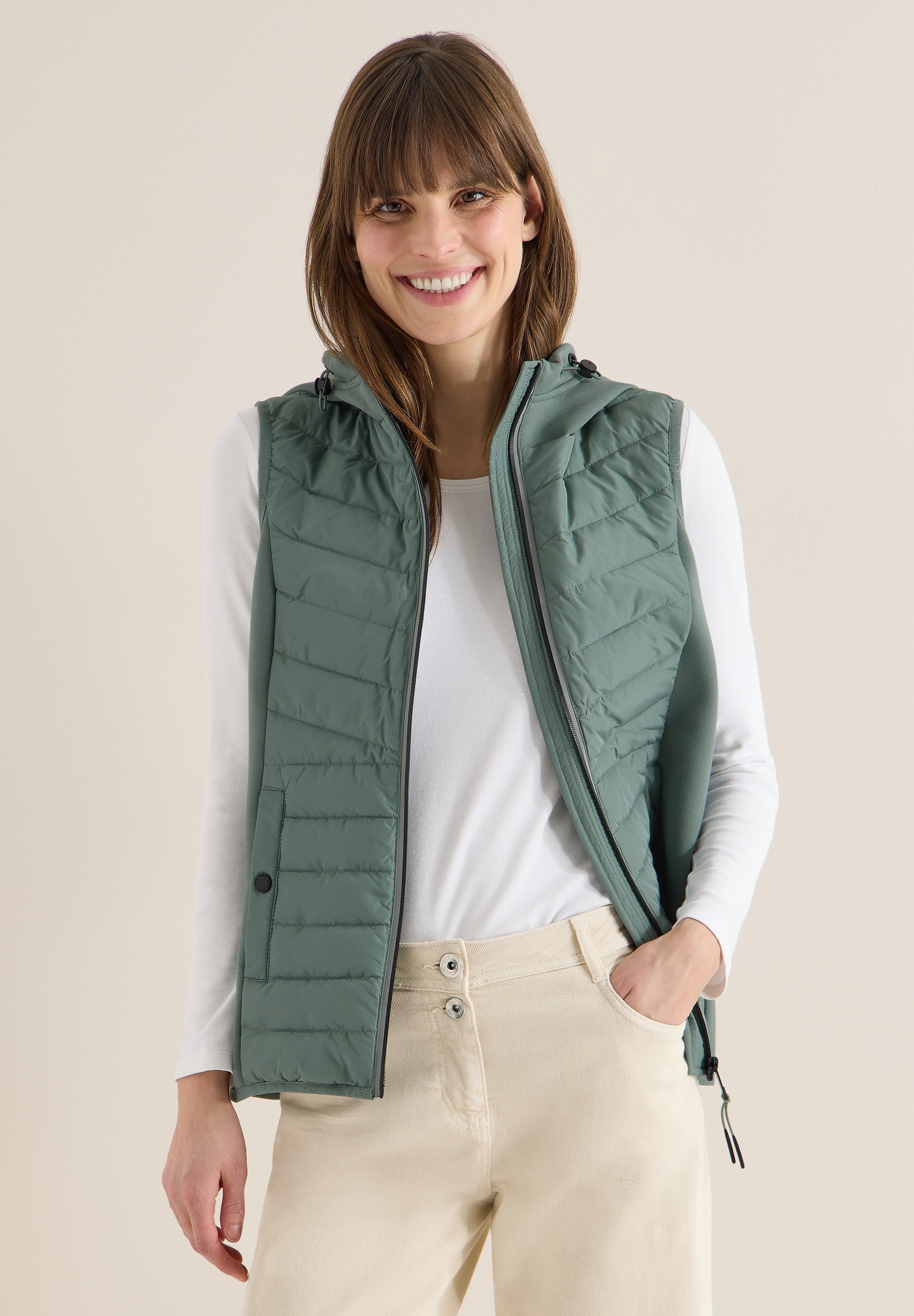 Cecil Kurzweste im Hoodie-Style günstig online kaufen