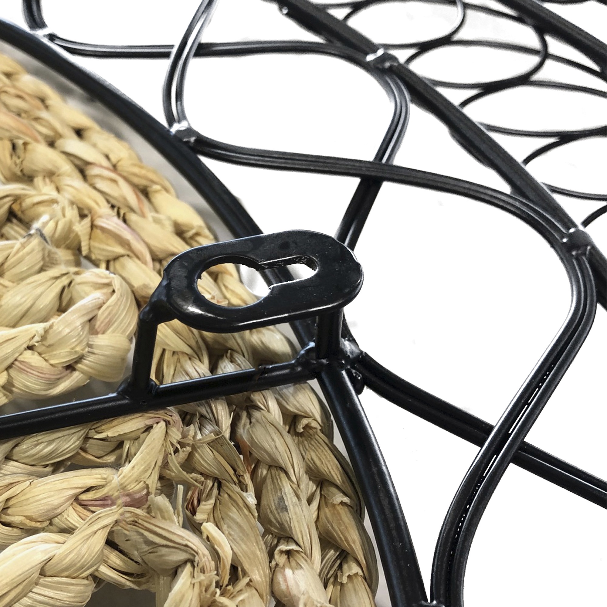 Thumbnail - Art for the home Wandbild "Rotan Mandala Rund" Art 1 Stk. tlg. Metal Art ration Luxus Rattan Rotan Mandala 76 cm