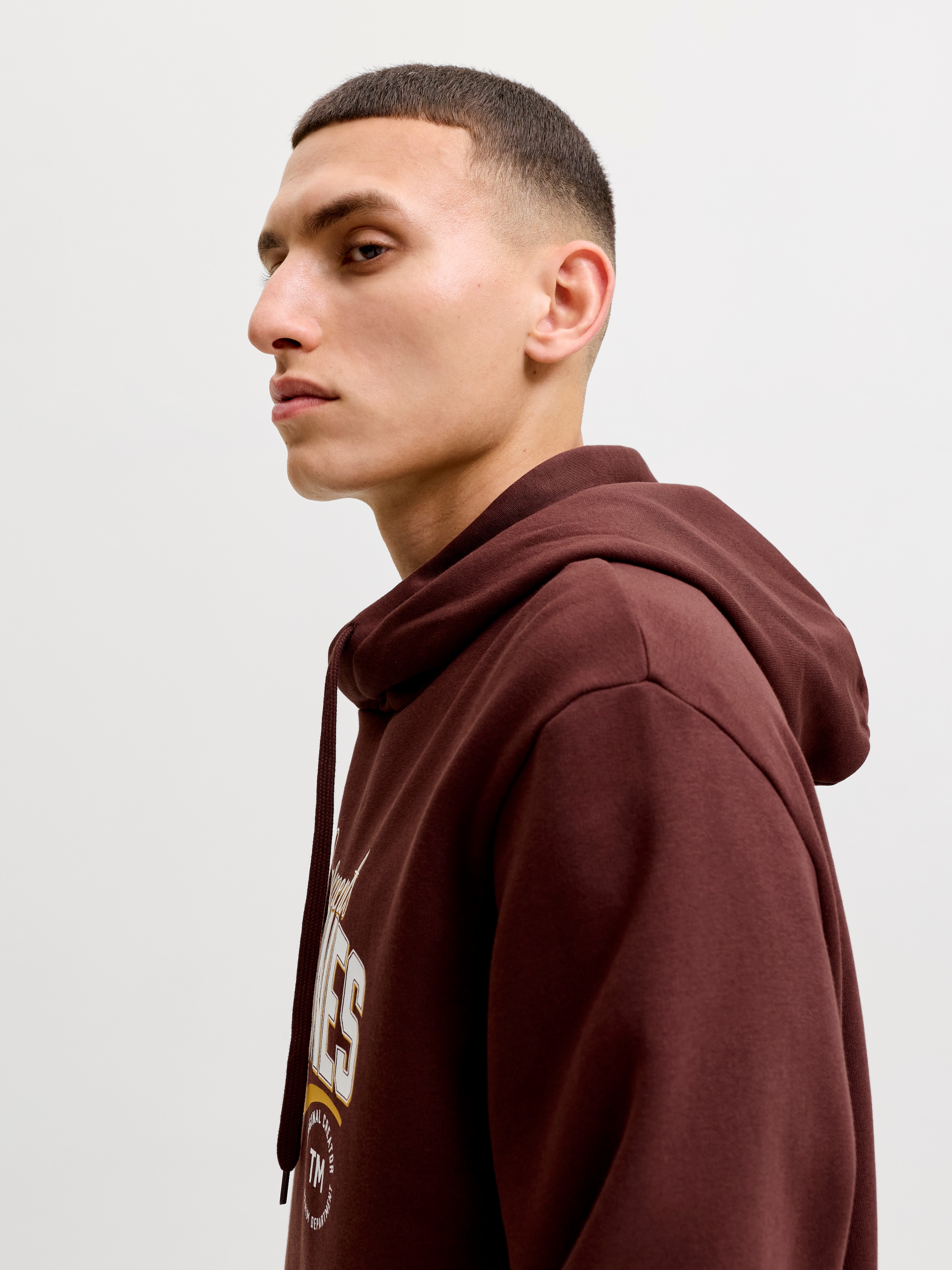 Jack & Jones Kapuzensweatshirt »JJELOGO SWEAT HOOD 2 COL AW26 SN«, Baumwollmischung, regular fit
