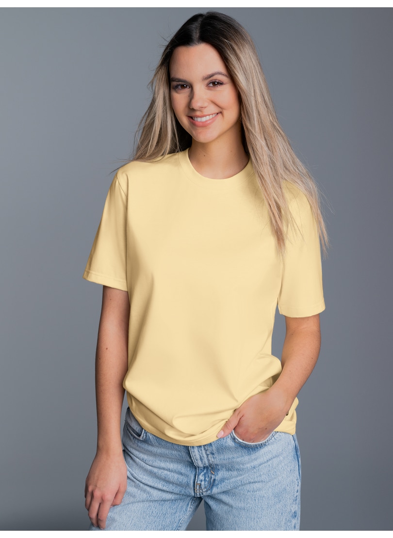 Trigema T-Shirt "TRIGEMA T-Shirt aus 100% Baumwolle" 1 Stk. tlg. günstig online kaufen