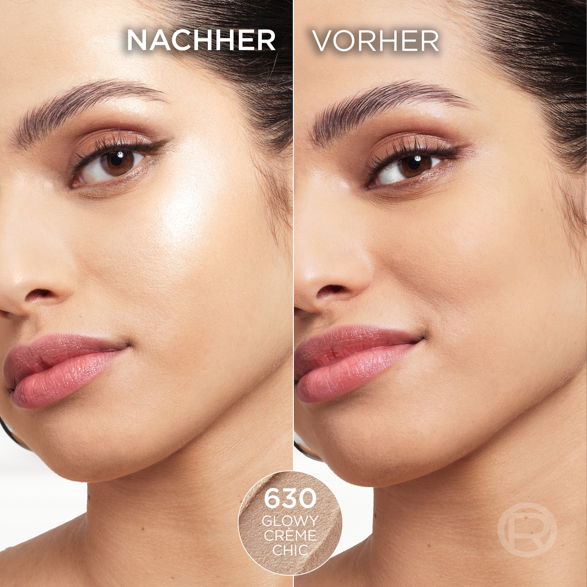 L'ORÉAL PARIS Highlighter »L'Oréal Paris Lumi Le Glass Highlighter Stick« Reflektierender Wet-Look, hält den ganzen Tag, einfach aufzutragen.