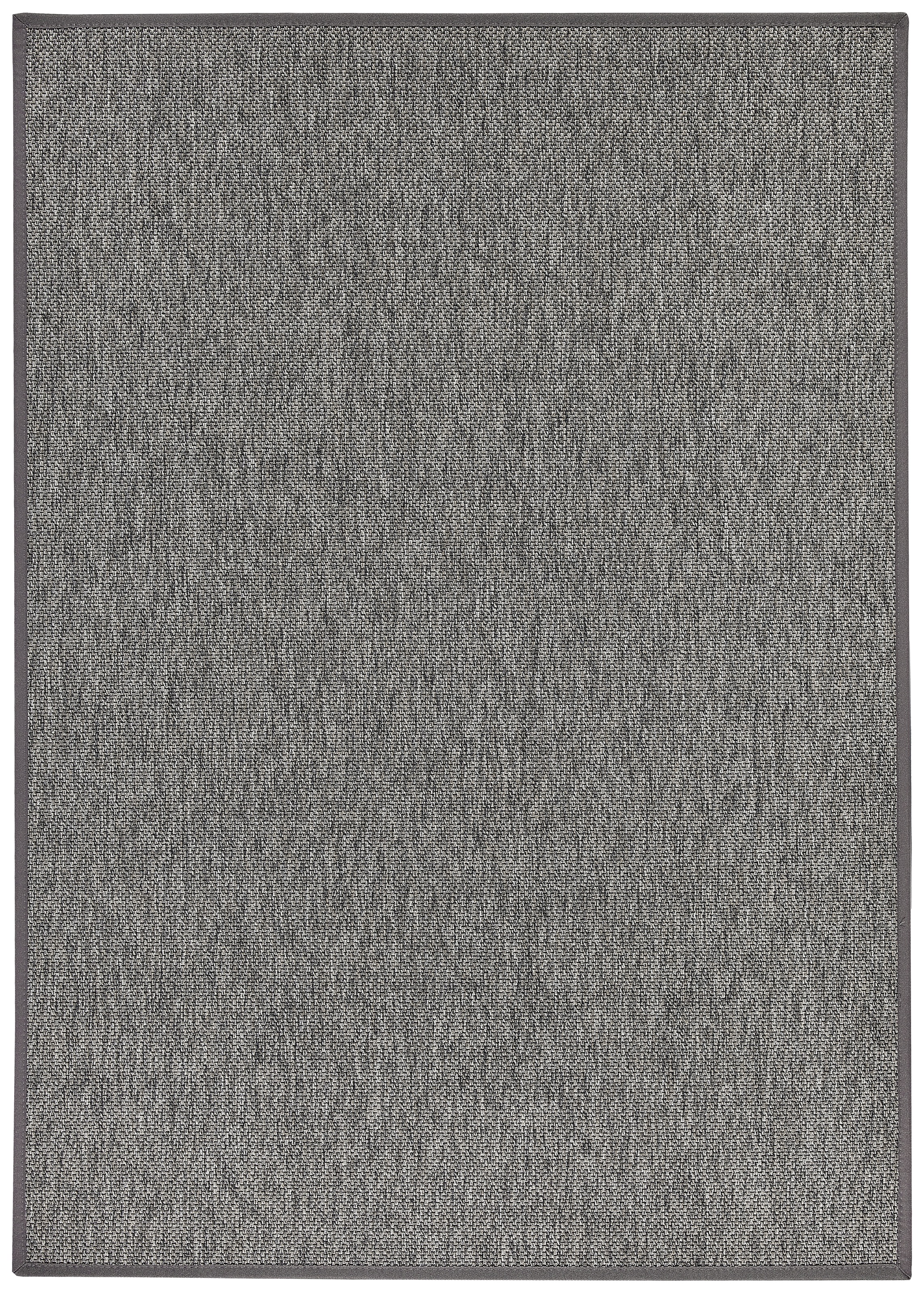 Teppichboden DEKOWE "Naturino Prestige Spezial", grau (graphit), B:67cm H:10mm L:300cm, Obermaterial: 100% Polypropylen, Teppiche, Flachgewebe, meliert, Sisal Optik, In- und Outdoor geeignet 2