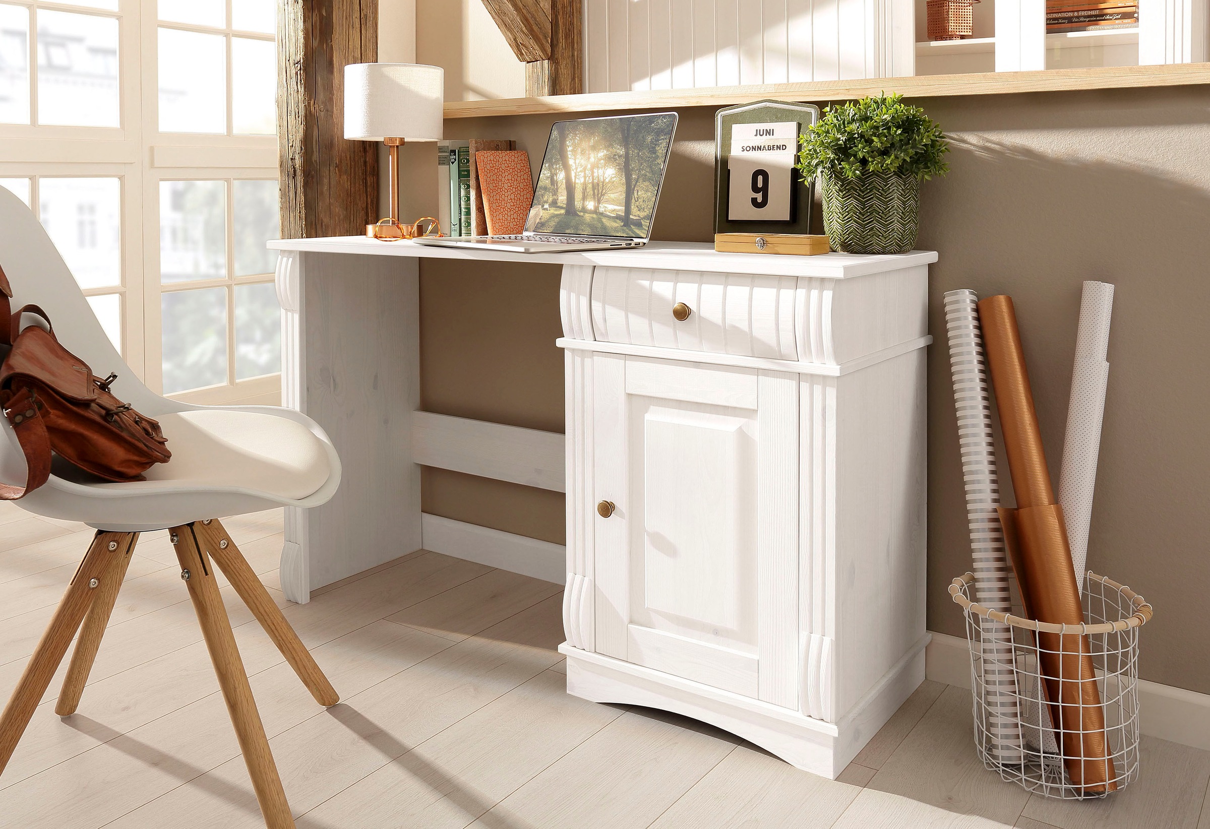 OTTO home Schreibtisch "Teresa" Maße (B/T/H): 120/37/73 cm, Computertisch m günstig online kaufen