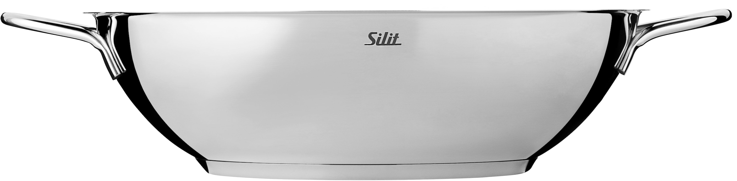 Silit Wok »Wokpfanne Induktion«, Cromargan® Edelstahl Rostfrei 18/10, (1 tlg.), ideal für energiesparendes Kochen, für alle Herdarten geeignet