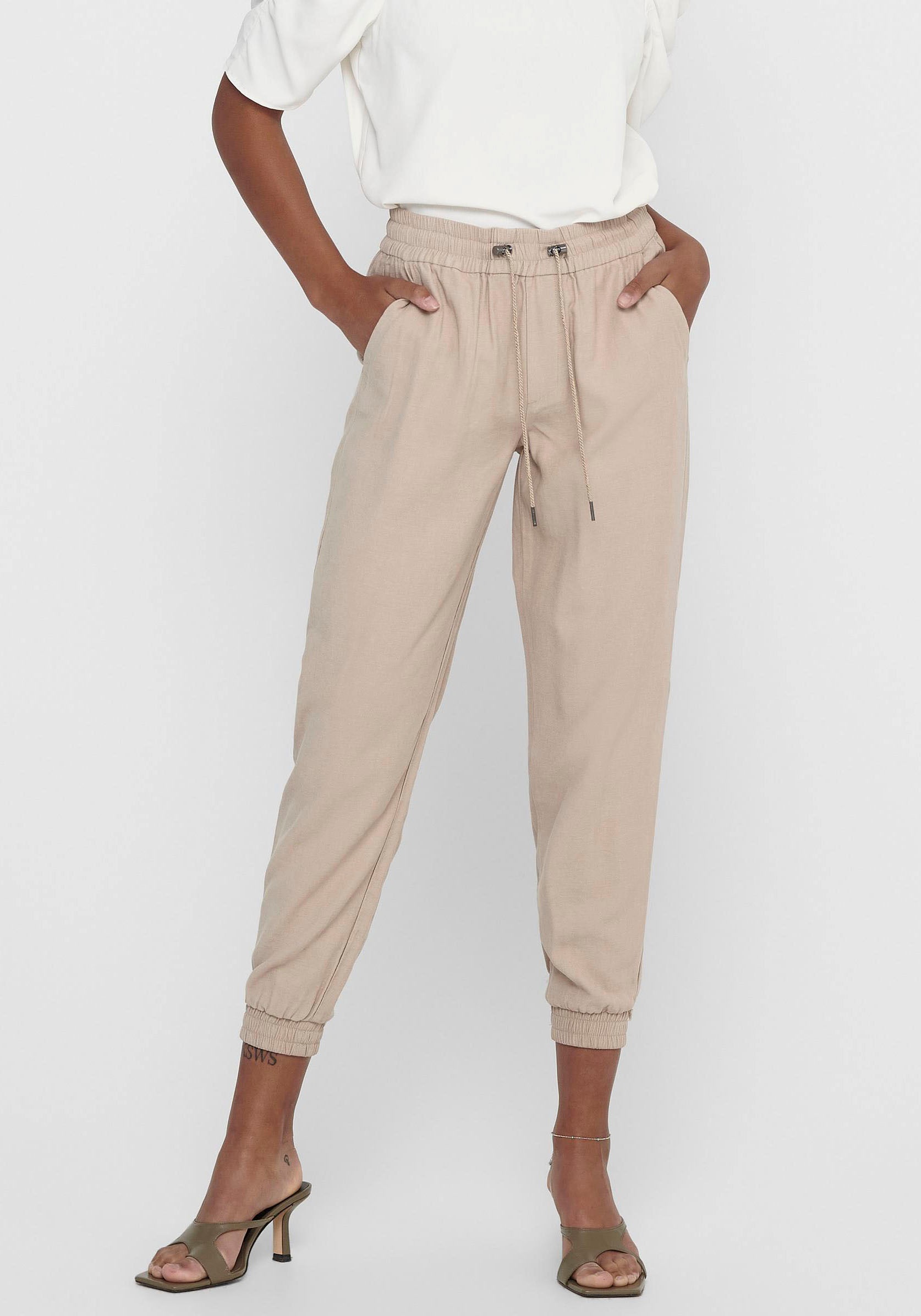 ONLY Jogger Pants "ONLKELDA-EMERY MW PULL-UP PANTS"