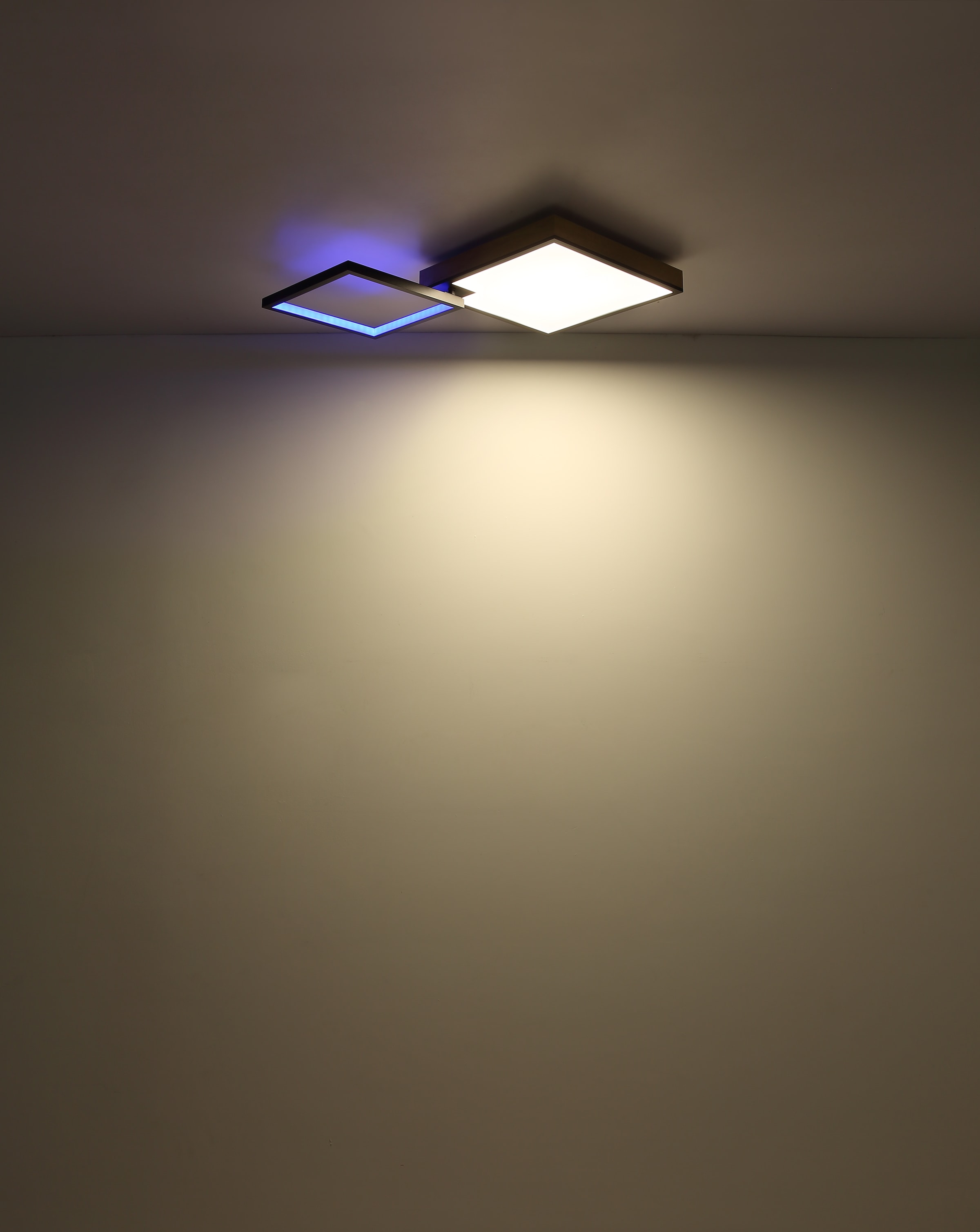 GLOBO LIGHTING LED Deckenleuchte »JACKY«, Leuchtmittel LED-Modul | LED fest integriert, Deckenlampe/Quadrat/Wohnzimmer/Schlafzimmer/elegant/Dreh-/Schwenkbar