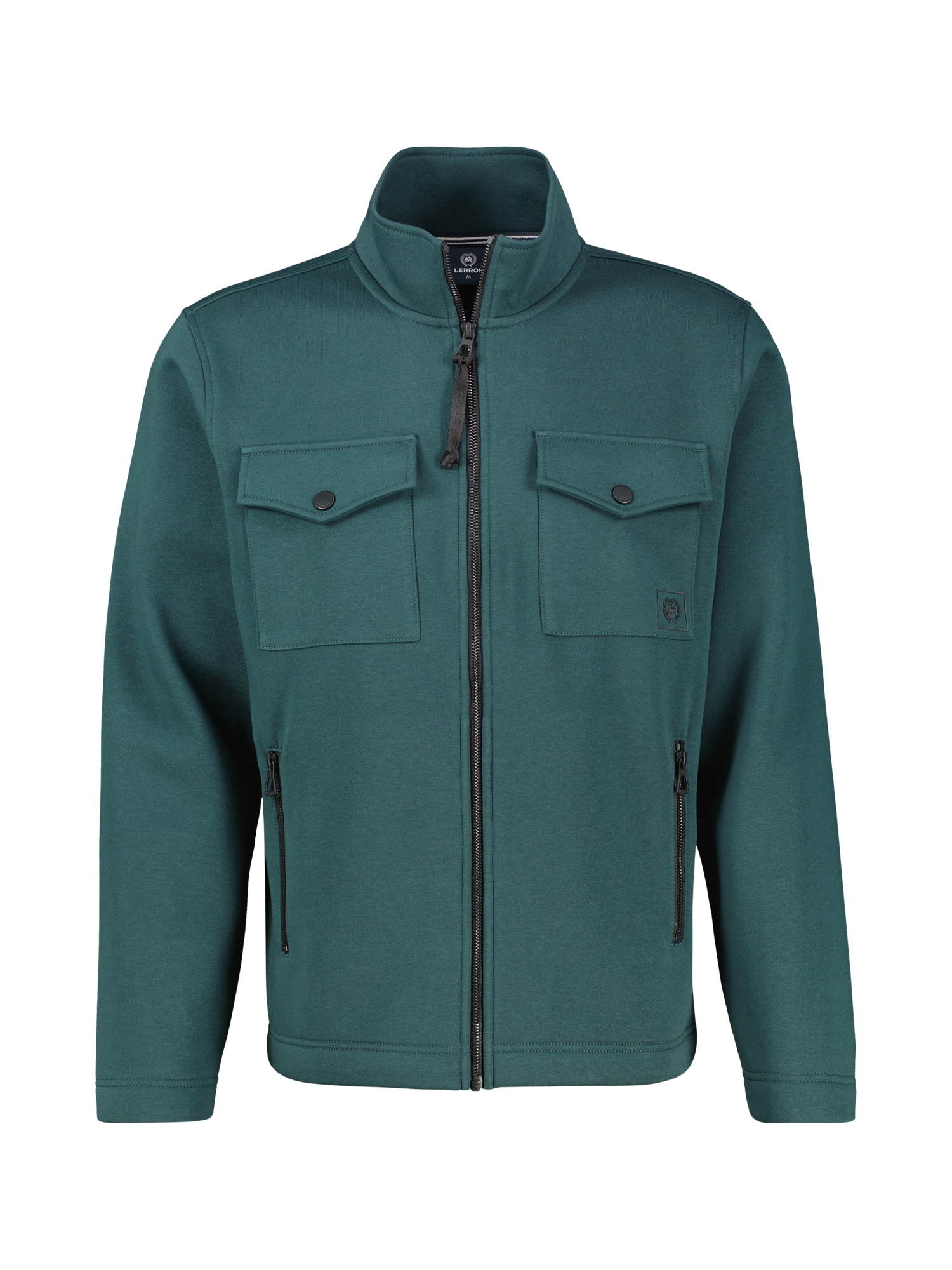 LERROS Sweatjacke »Sweatjacke mit cleaner Optik aus weichem Baumwollmix«