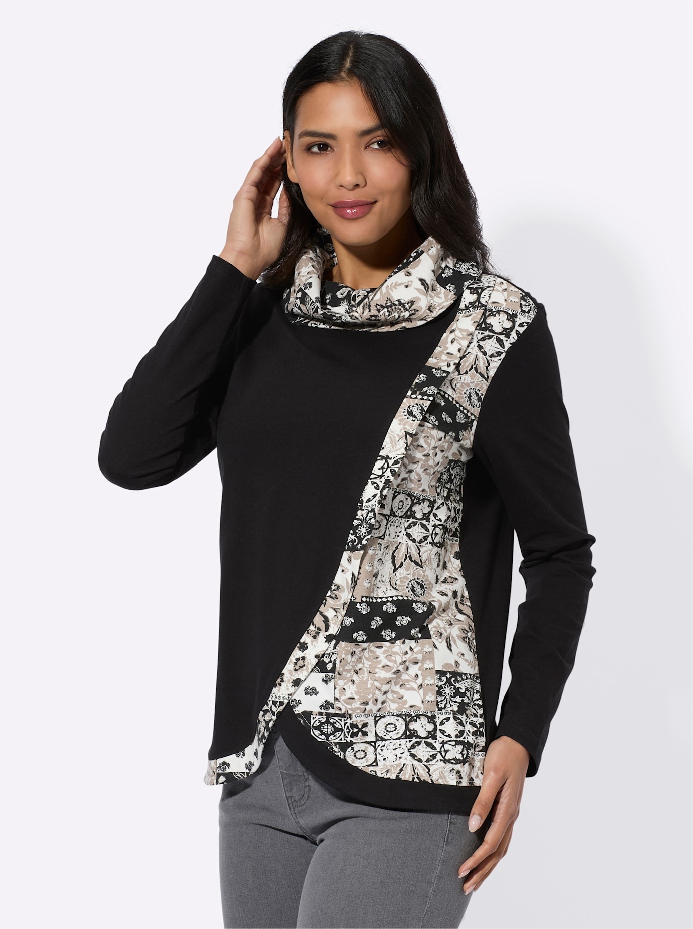 Classic Basics Rollkragenshirt "Rollkragen-Shirt" 1 Stk. tlg. günstig online kaufen