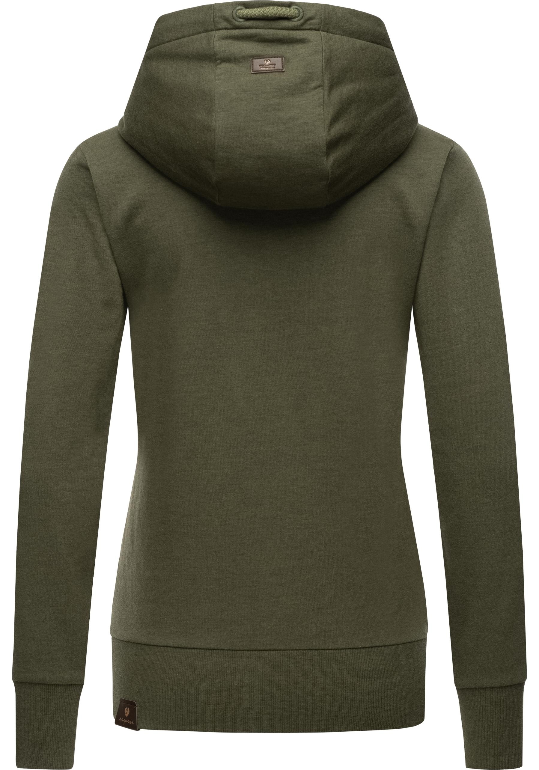 Thumbnail - Ragwear Kapuzensweatjacke "Paya Intl." sportlicher Damen Kapuzensweater mit Kordeln