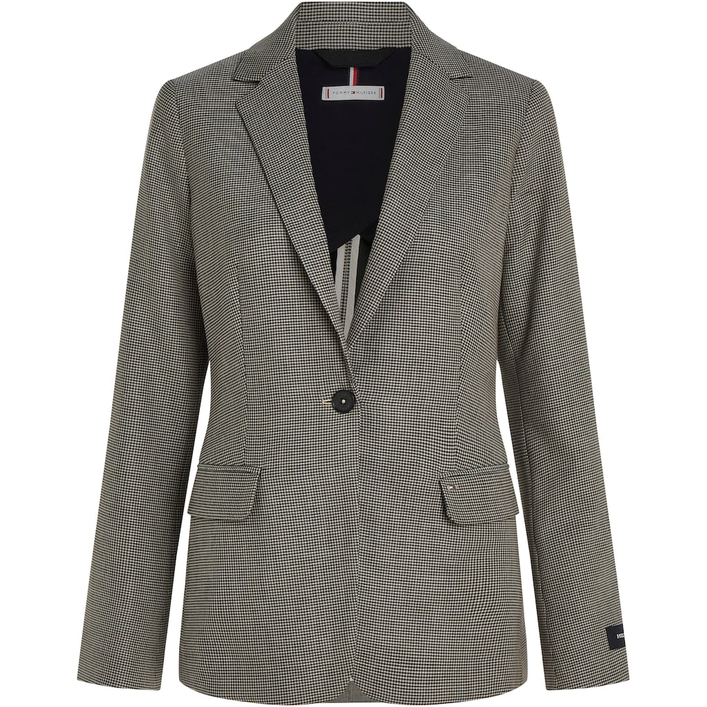 Tommy Hilfiger Kurzblazer »REGULAR SB BLAZER«, mit Logostickerei