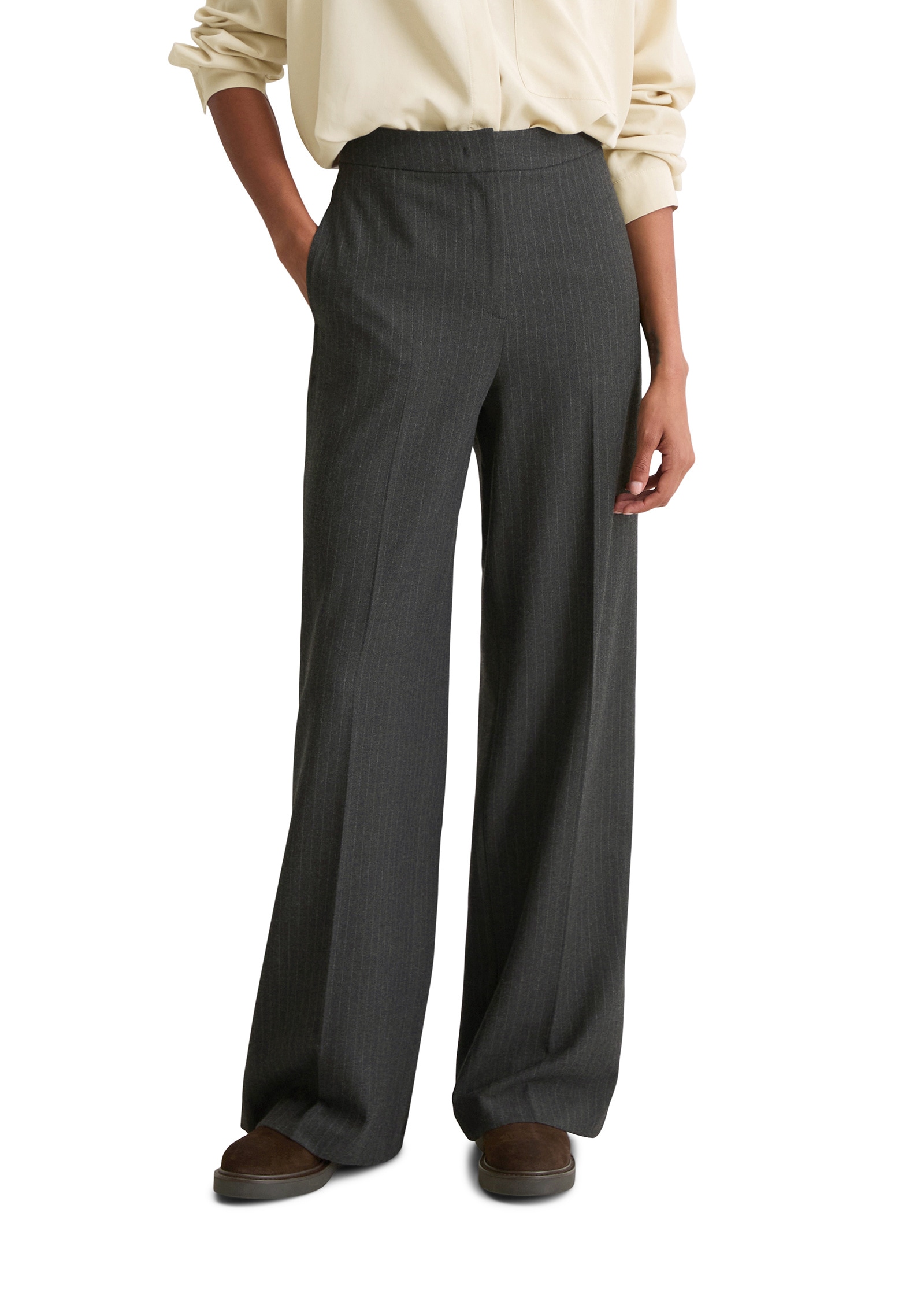 Marc OPolo Chinohose "aus weichem Flanell" günstig online kaufen