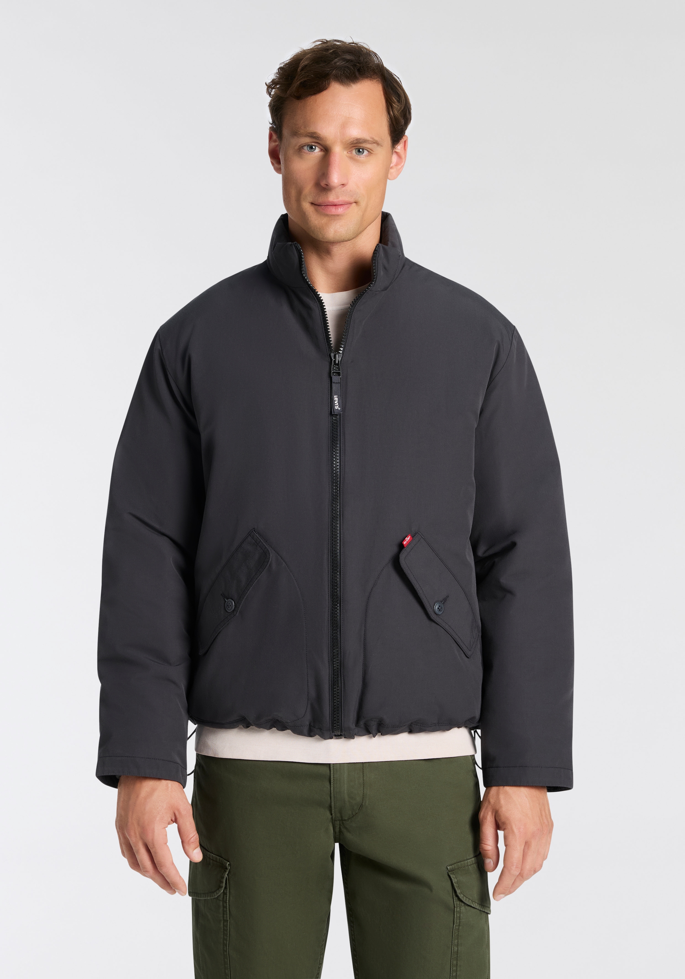Levis Kurzjacke, Eingrifftaschen mit Knopfverschluss günstig online kaufen