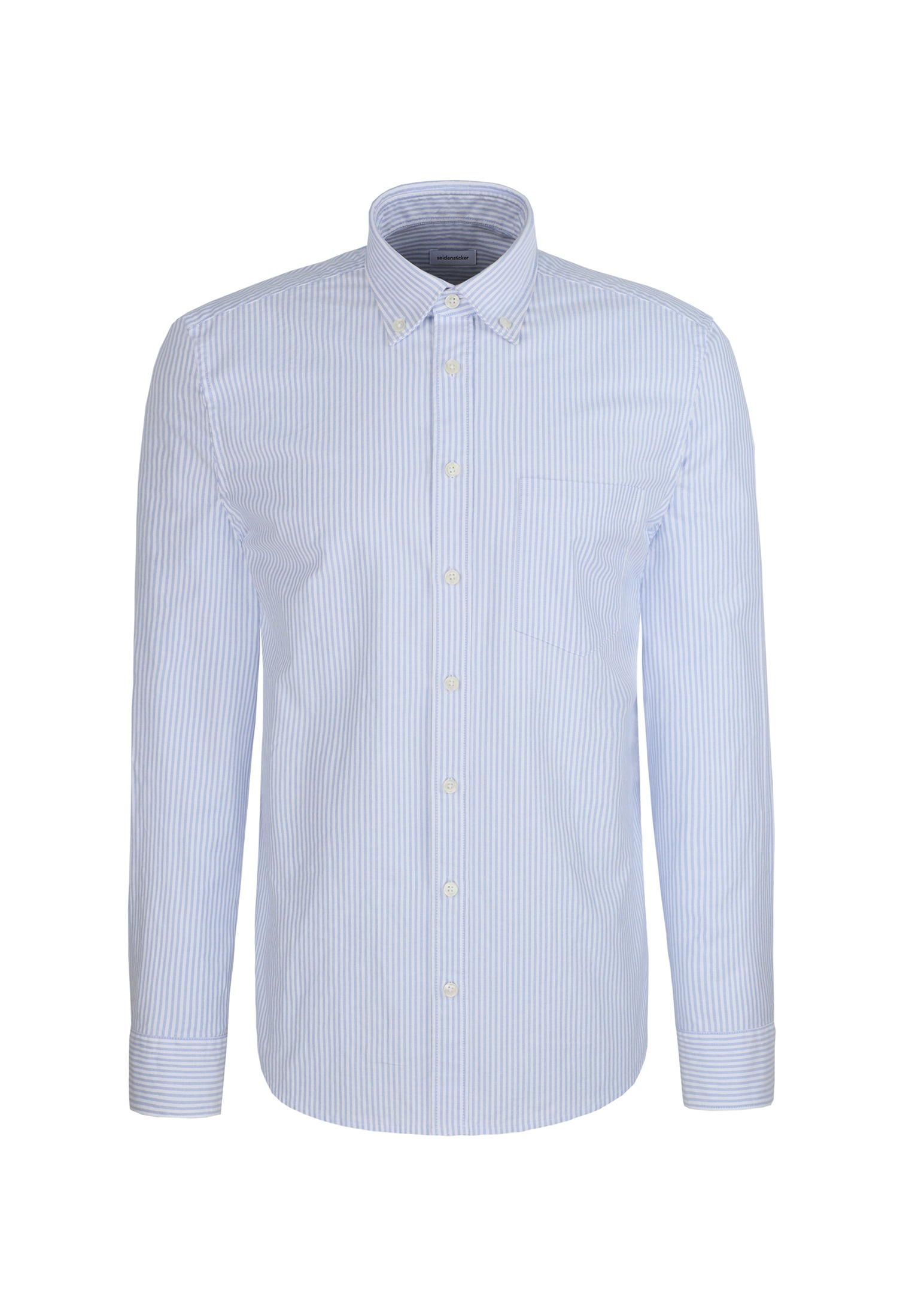 seidensticker Businesshemd Regular 1/1 Button-Down-Kragen Gestreift