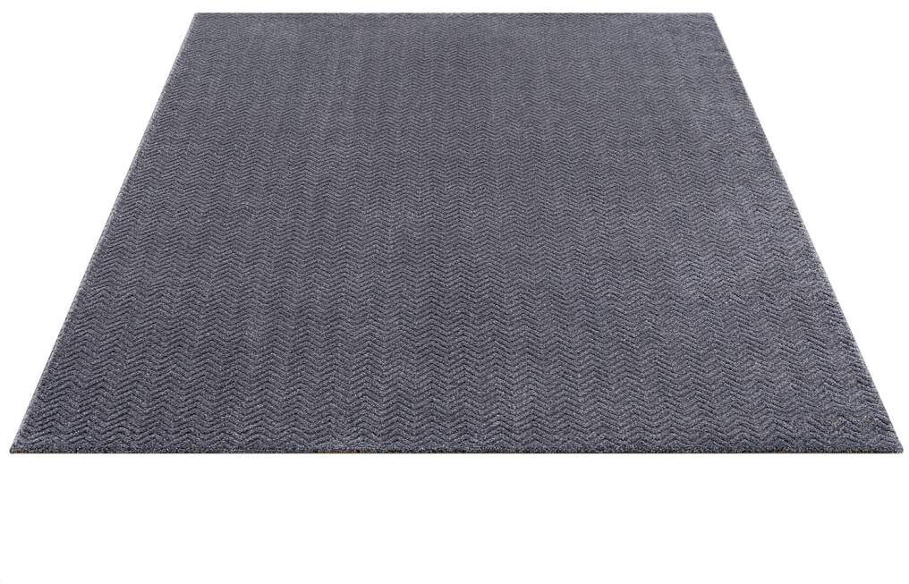 Carpet City Teppich "Friseé-Teppich FANCY805" rechteckig 12 mm Höhe Läufer, günstig online kaufen