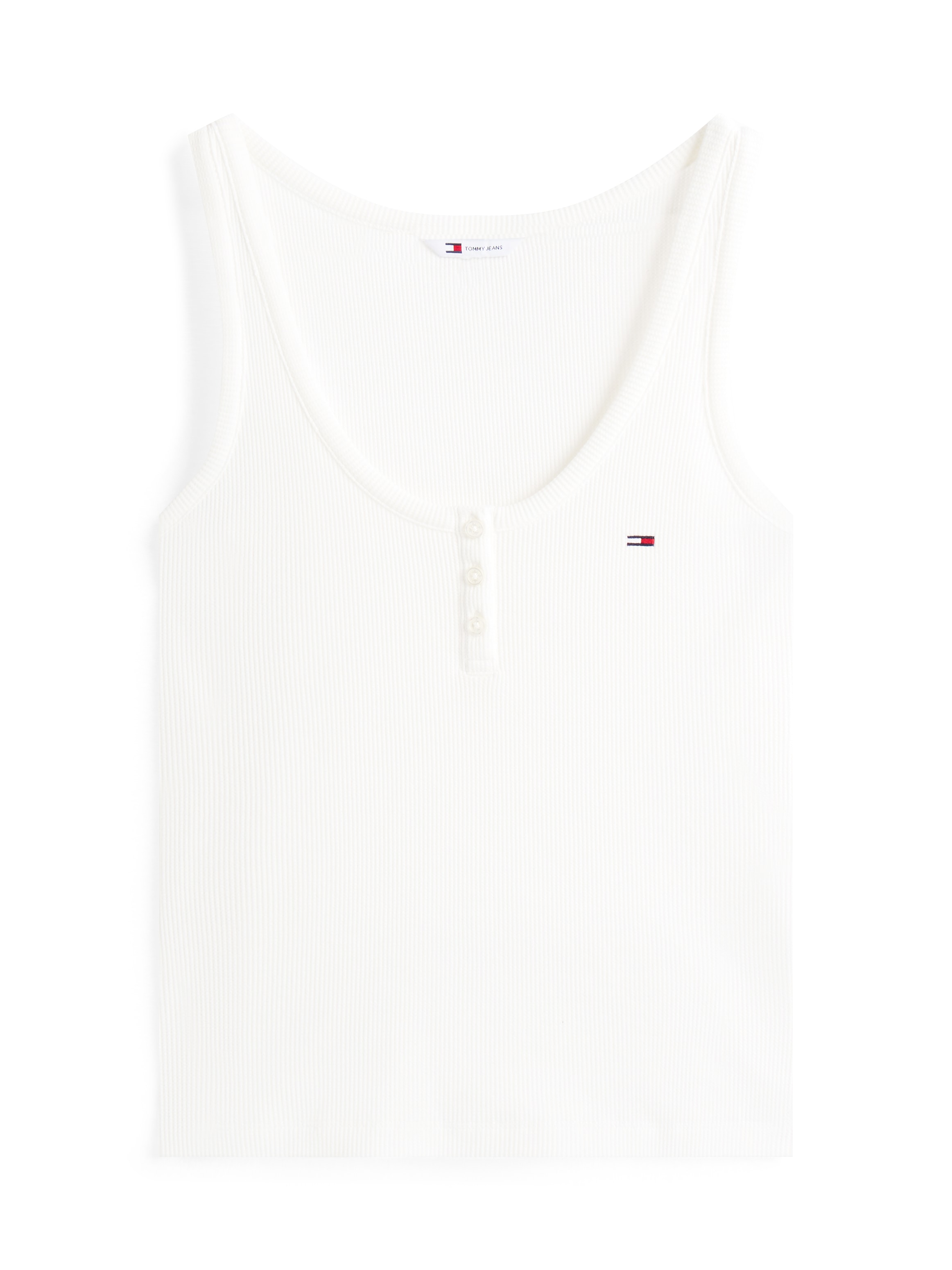 Tommy Jeans T-Shirt "TJW SLIM HENLEY WAFFLE TANK" günstig online kaufen