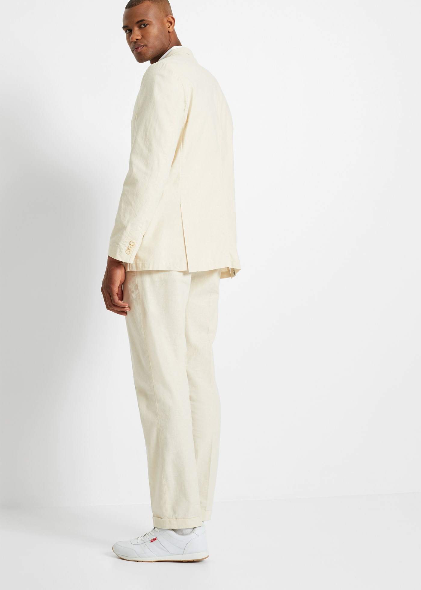 bonprix Anzug "Anzug aus luftigem Leinen-Mix (2-tlg.Set), Regular Fit" Set, günstig online kaufen