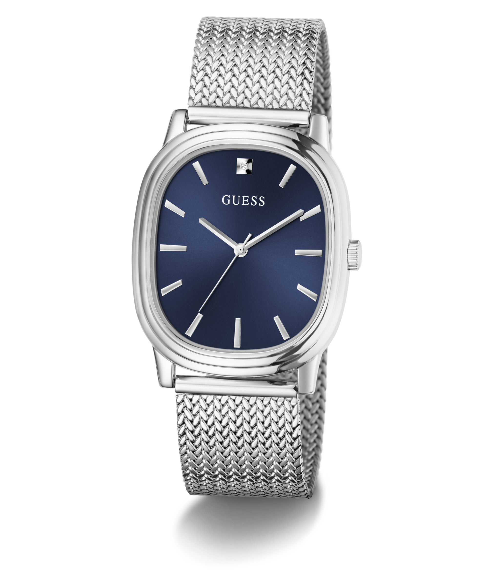Guess Quarzuhr »FELIX« Armbanduhr, Herrenuhr, Edelstahlarmband, analog