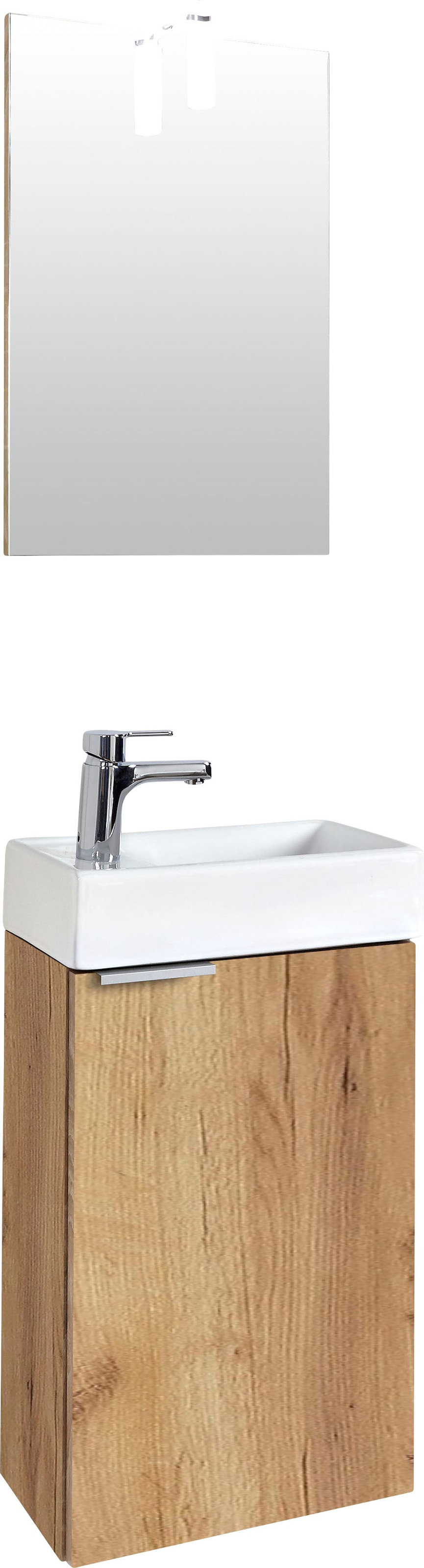 Homexperts Waschbeckenunterschrank »GIZO 02 GC (94475)«, (1er Set), Passend für alle Standard-Armaturen und
Standard-Siphons