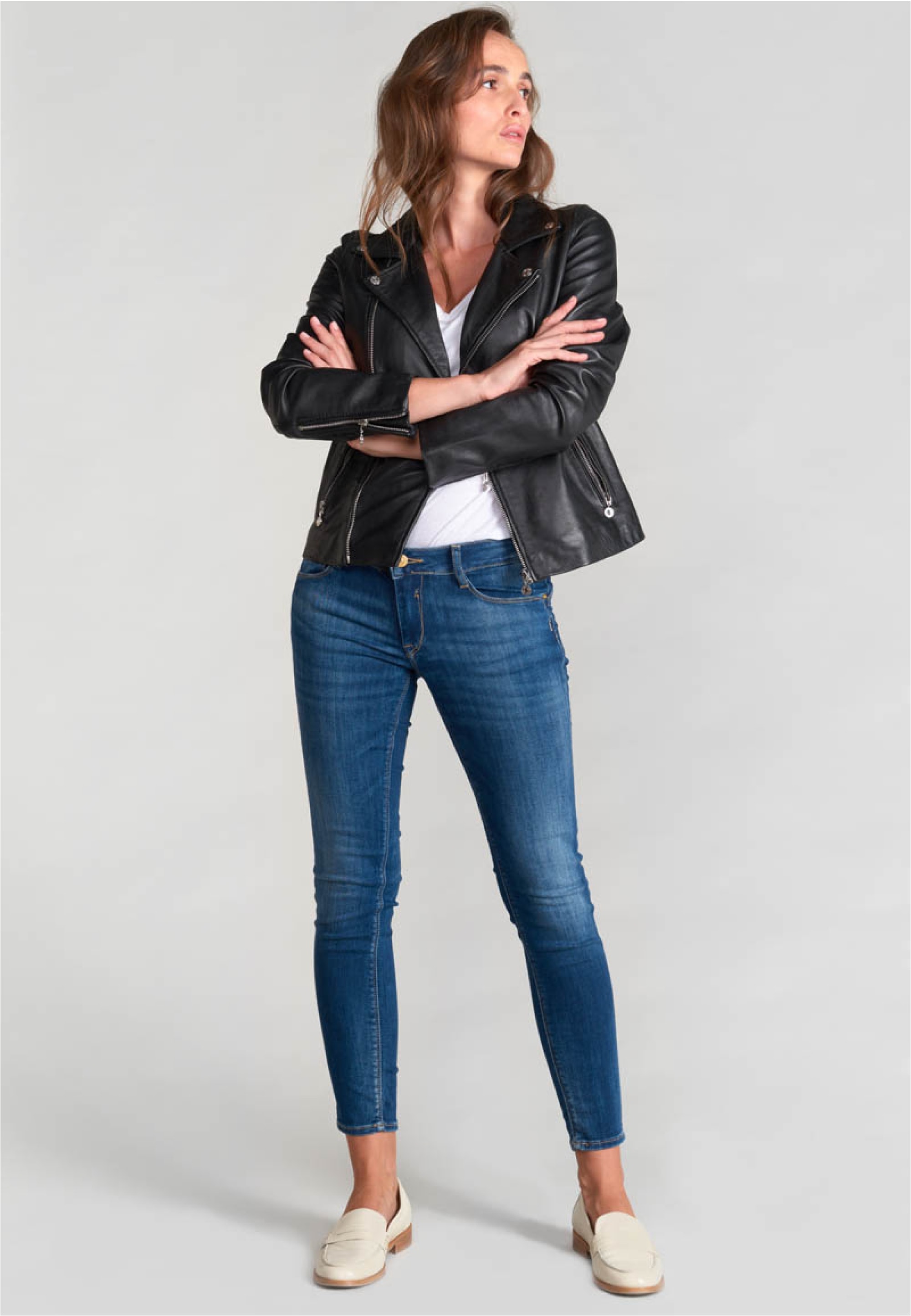 Le Temps Des Cerises Outdoorjacke »NANCY«, mit rockigem Look