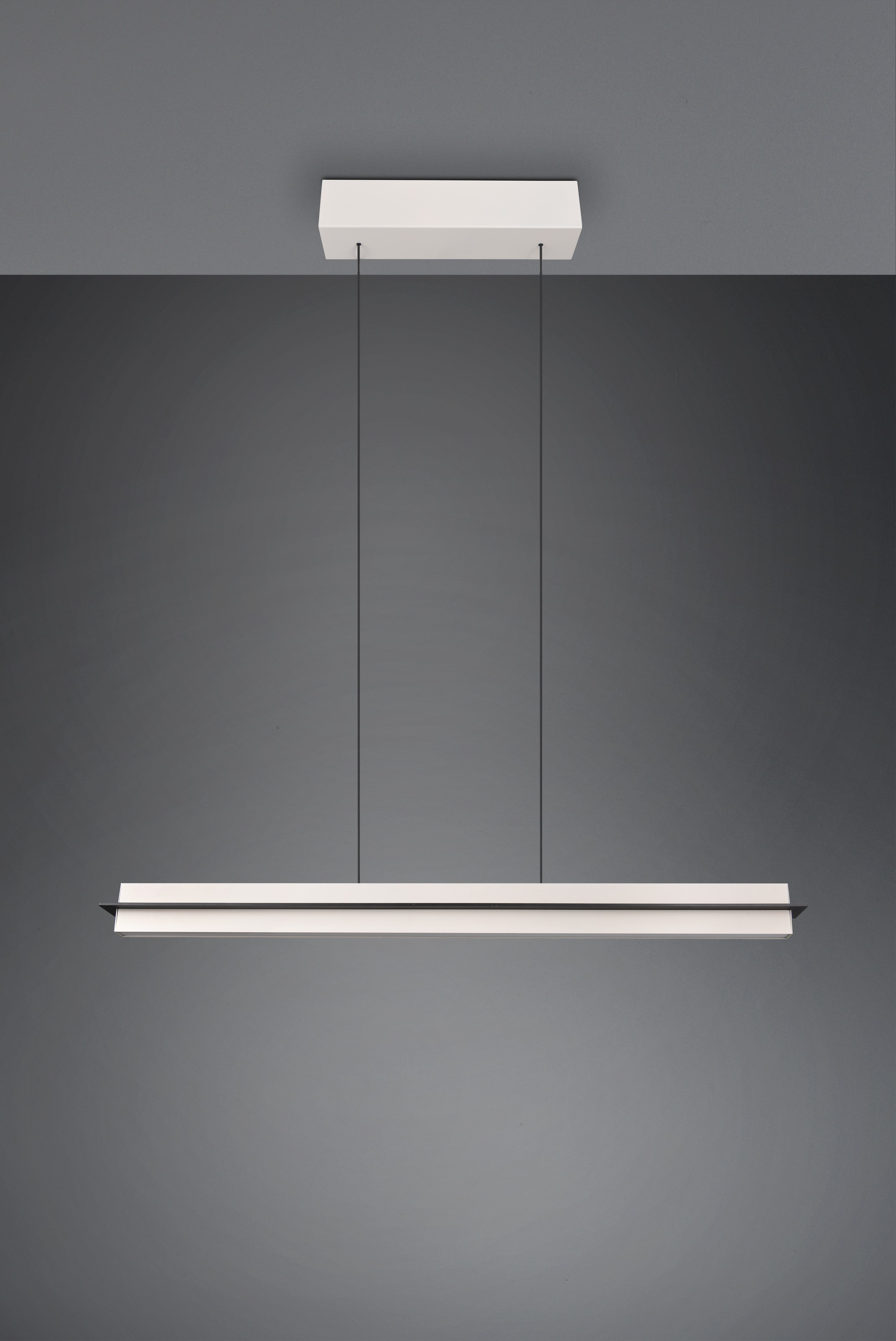 TRIO Leuchten LED Pendelleuchte »EMERSON, LED Hängeleuchte höhenverstellbar, 4-Stufen Touch Dimmer«, 1 flammig, Leuchtmittel LED-Board | LED fest integriert, Lichtfarbe einstellbar 2700-5000K warm- bis kaltweiß, Höhe max 150 cm
