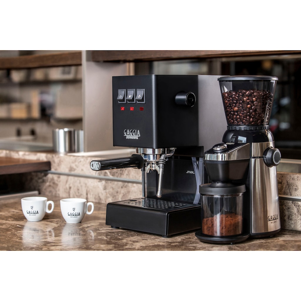 Gaggia Siebträgermaschine »Classic Evo Thunder Black«