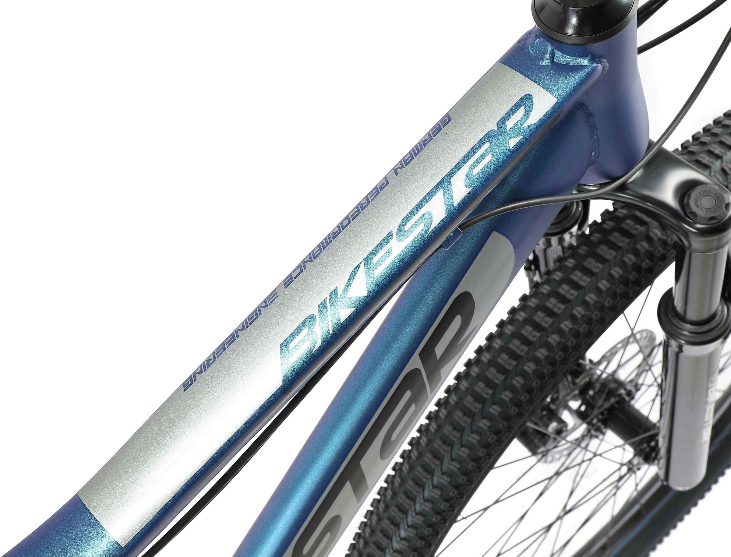 Bikestar Mountainbike, 21 Gang, Shimano, RD-TY300 Schaltwerk, Kettenschaltung, für Damen und Herren, Kettenschaltung