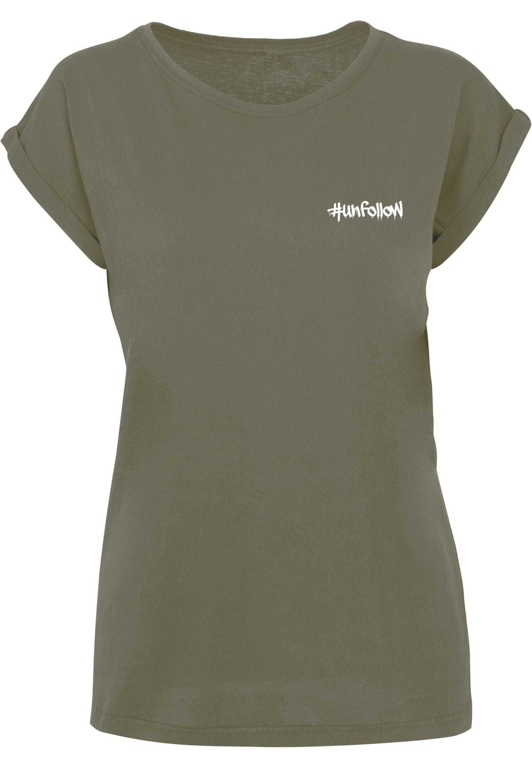 Merchcode T-Shirt »Damen Ladies Unfollow Tee«, Shoulder tlg.) BAUR | für Extended bestellen (1