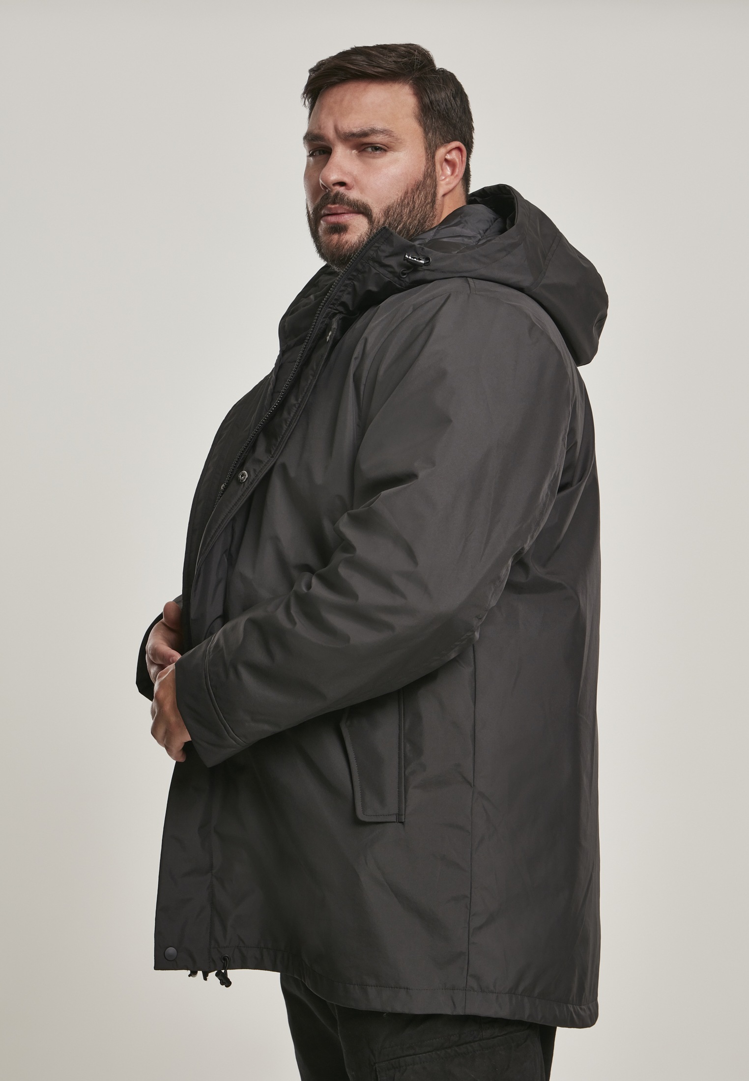 URBAN CLASSICS Winterjacke »Herren BAUR (1 | Long Hooded St.) ▷ Jacket«, bestellen