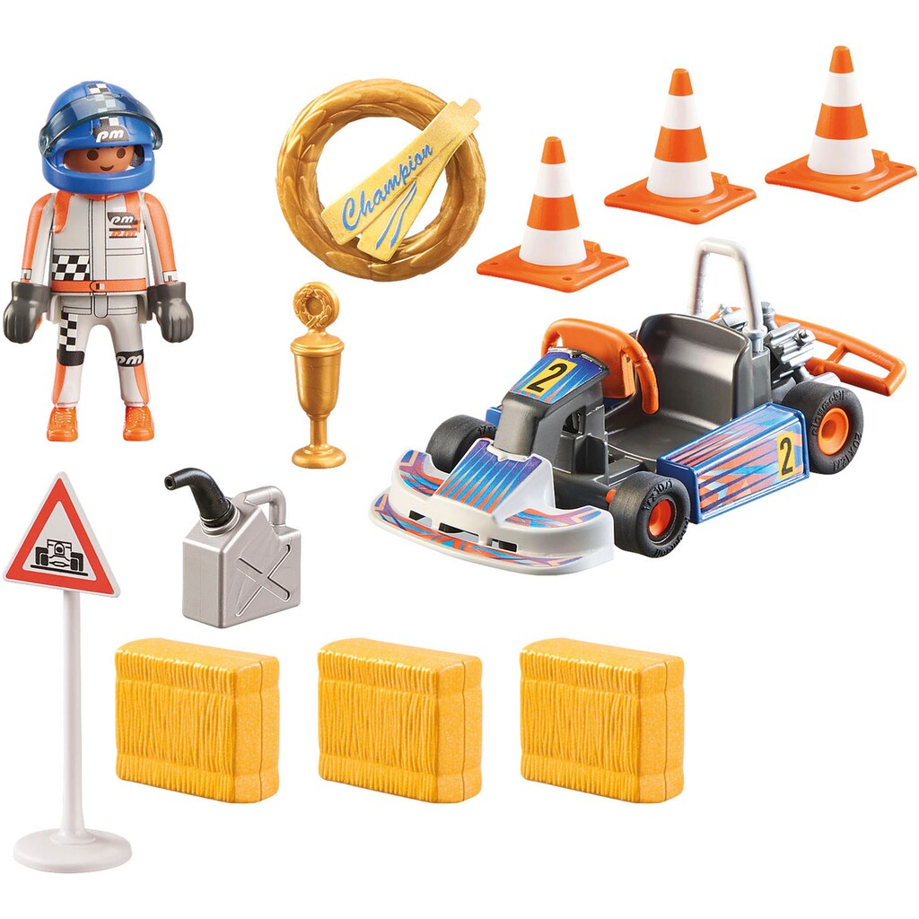 Playmobil® Konstruktions-Spielset »Racing-Kart (71187), Sports & Action«, (40 St.)