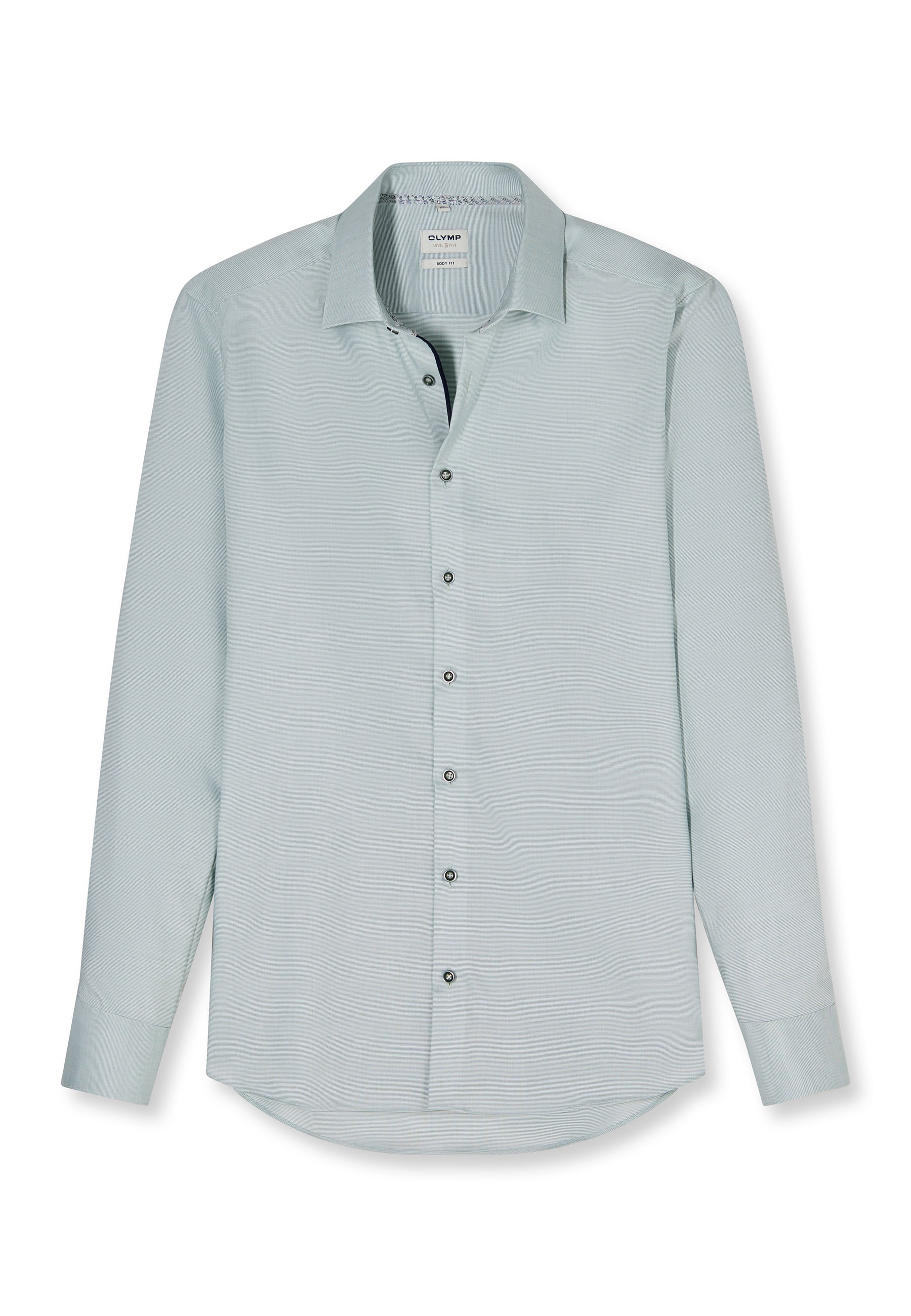 OLYMP Level Five Body Fit Shirt Green 44 4